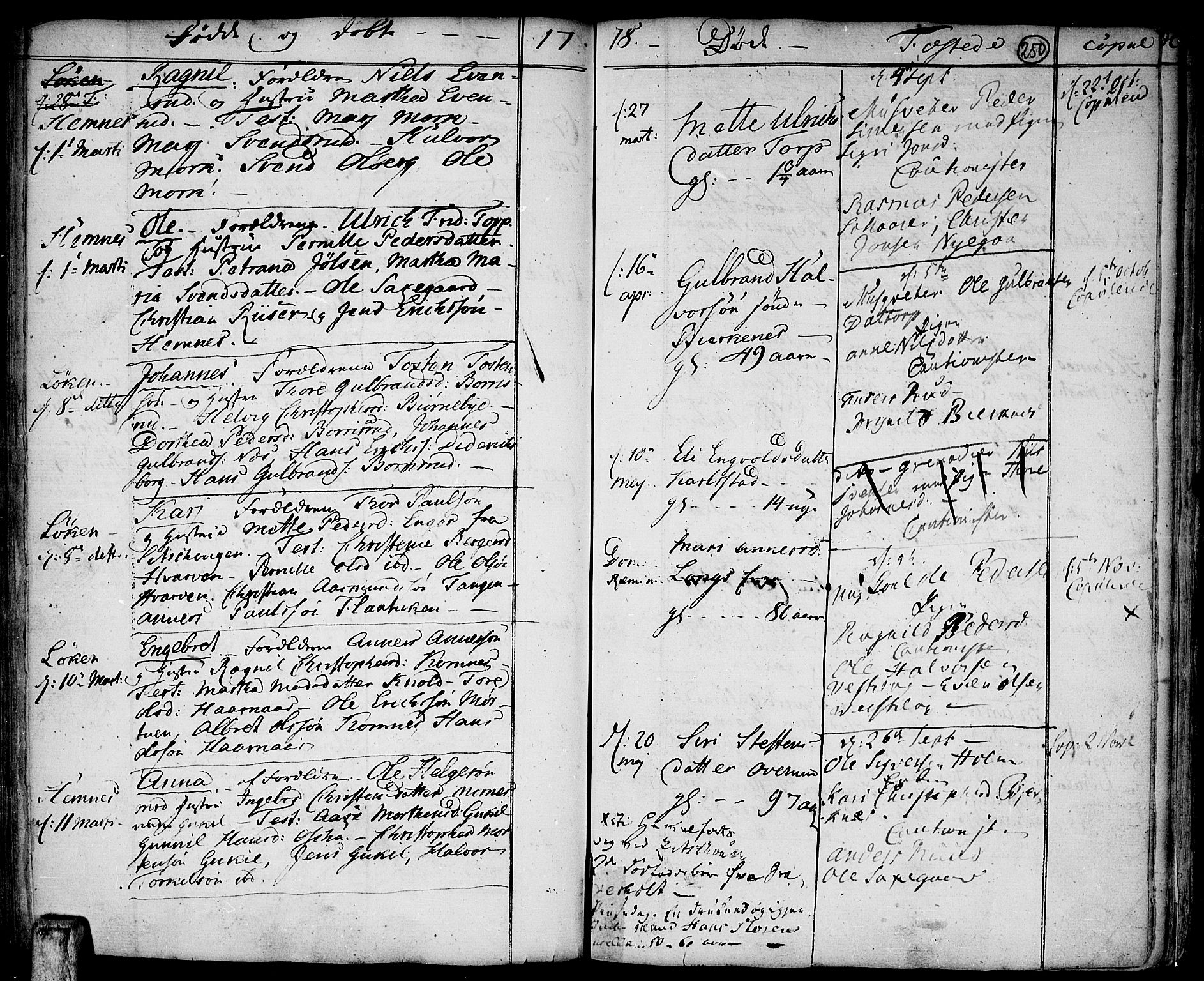 Høland prestekontor Kirkebøker, SAO/A-10346a/F/Fa/L0004: Parish register (official) no. I 4, 1757-1780, p. 250