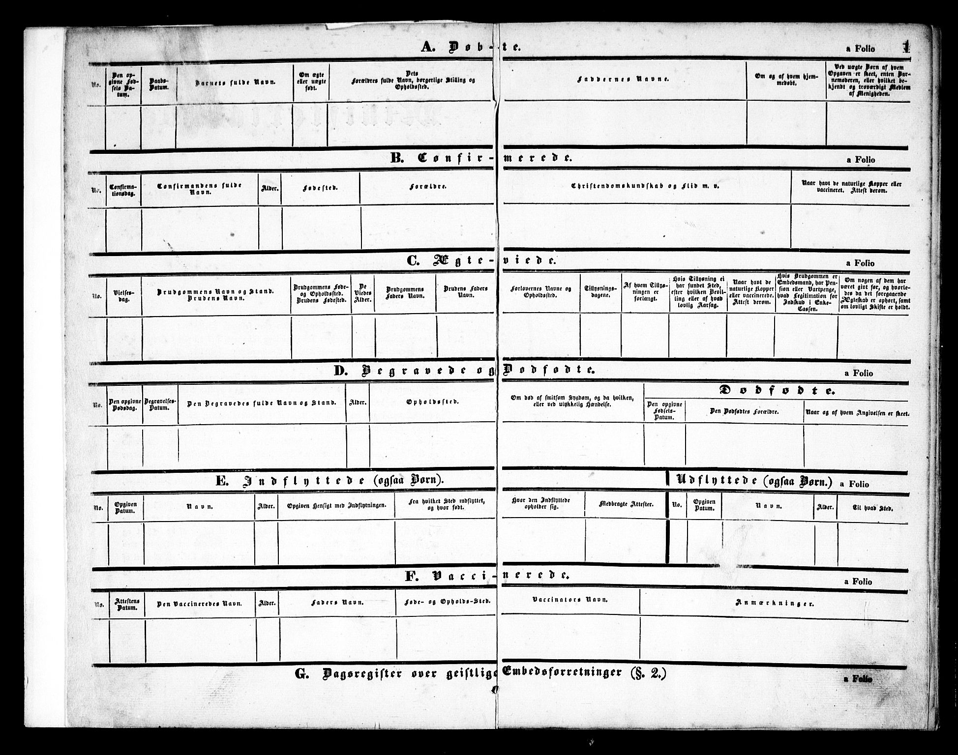 Idd prestekontor Kirkebøker, AV/SAO-A-10911/F/Fc/L0004a: Parish register (official) no. III 4A, 1848-1860, p. 1