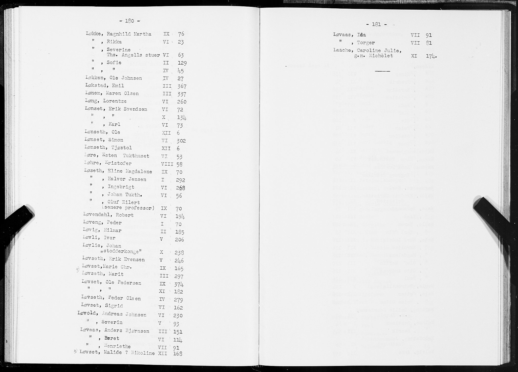 SAT, 1875 census for 1601 Trondheim, 1875, p. 180-181