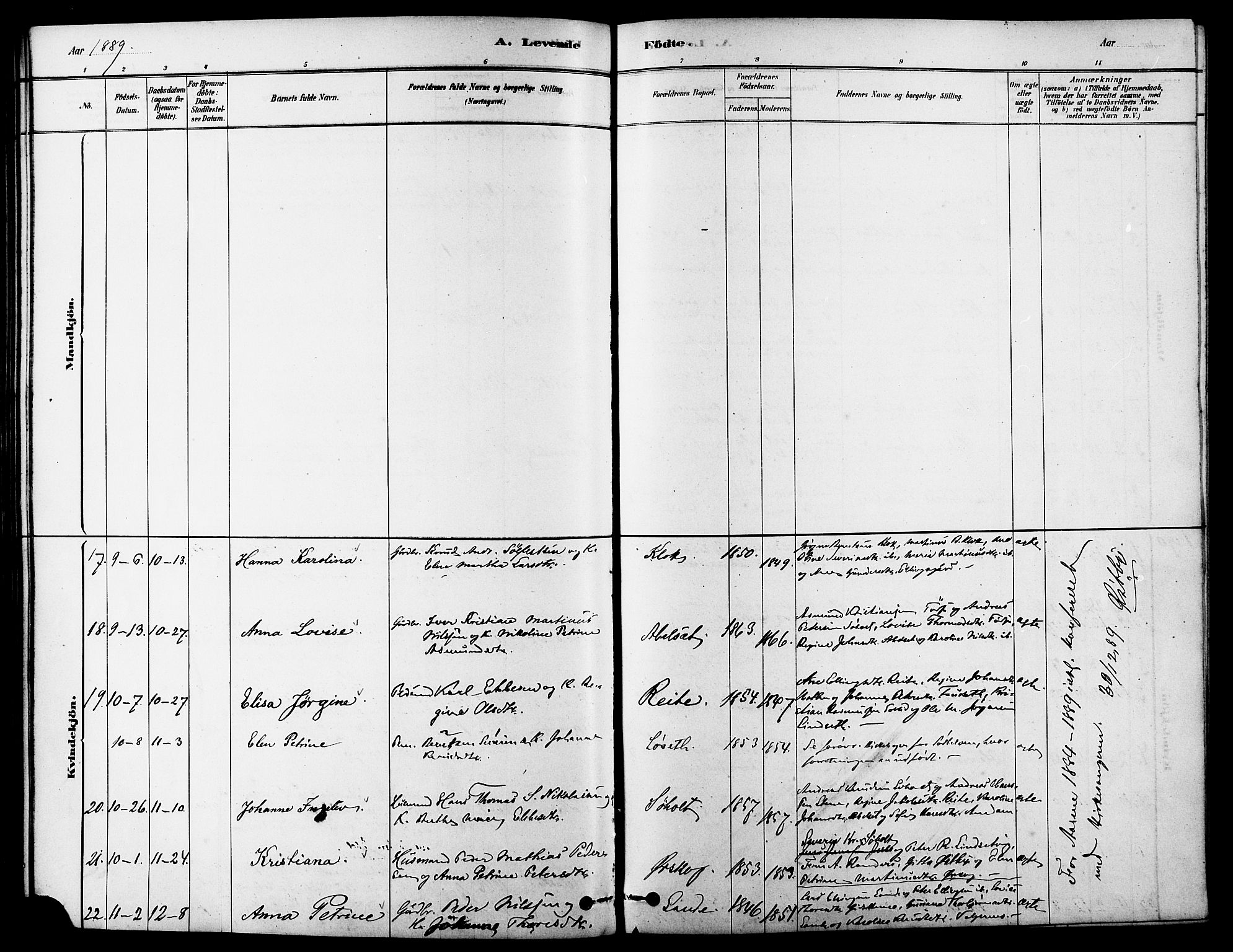 Ministerialprotokoller, klokkerbøker og fødselsregistre - Møre og Romsdal, AV/SAT-A-1454/522/L0315: Parish register (official) no. 522A10, 1878-1890