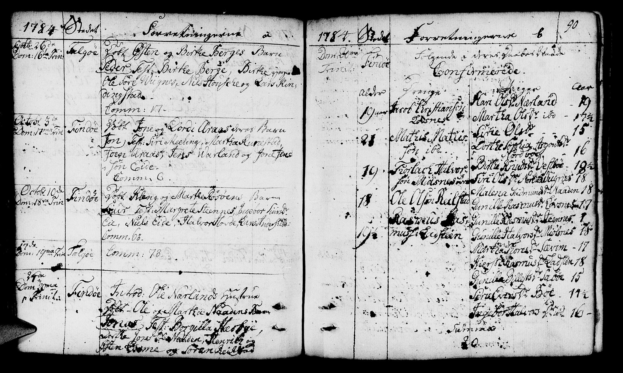 Finnøy sokneprestkontor, SAST/A-101825/H/Ha/Haa/L0005: Parish register (official) no. A 5, 1773-1816, p. 90