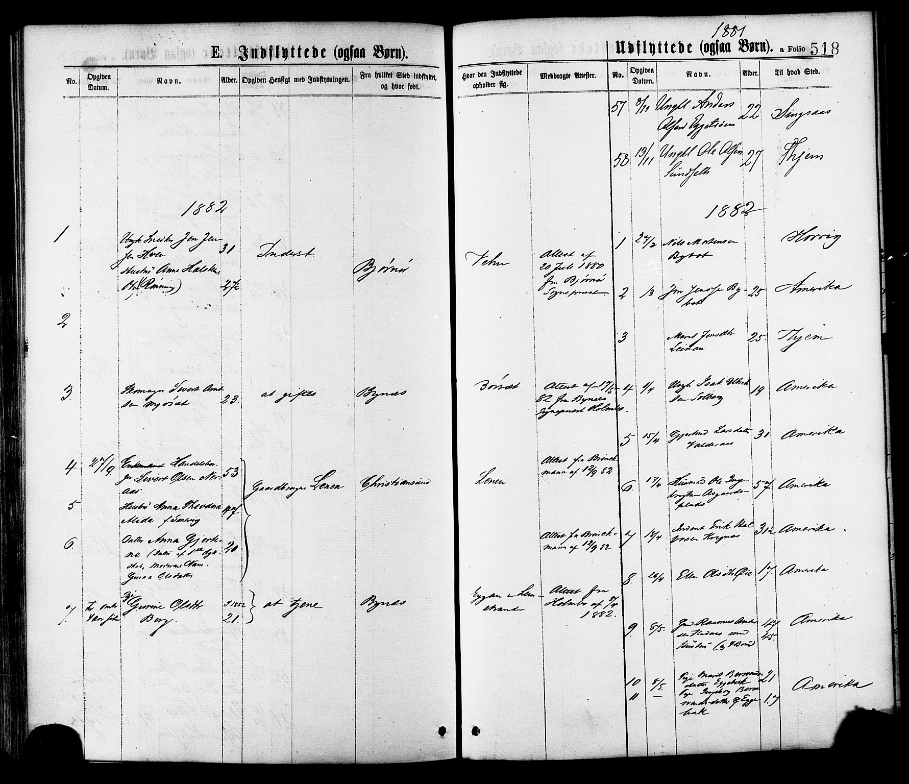 Ministerialprotokoller, klokkerbøker og fødselsregistre - Sør-Trøndelag, AV/SAT-A-1456/691/L1079: Parish register (official) no. 691A11, 1873-1886, p. 518