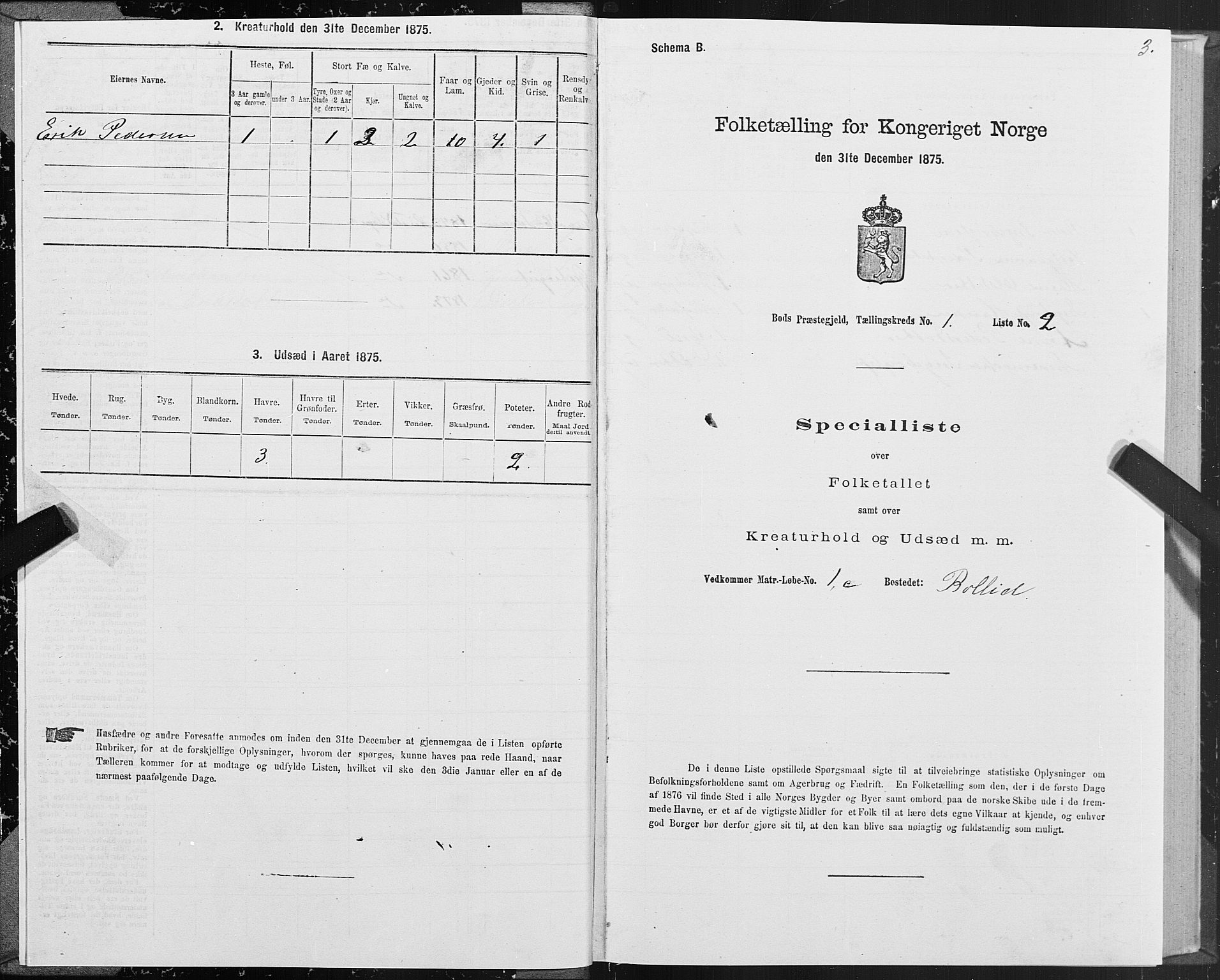 SAT, 1875 census for 1549P Bud, 1875, p. 1003