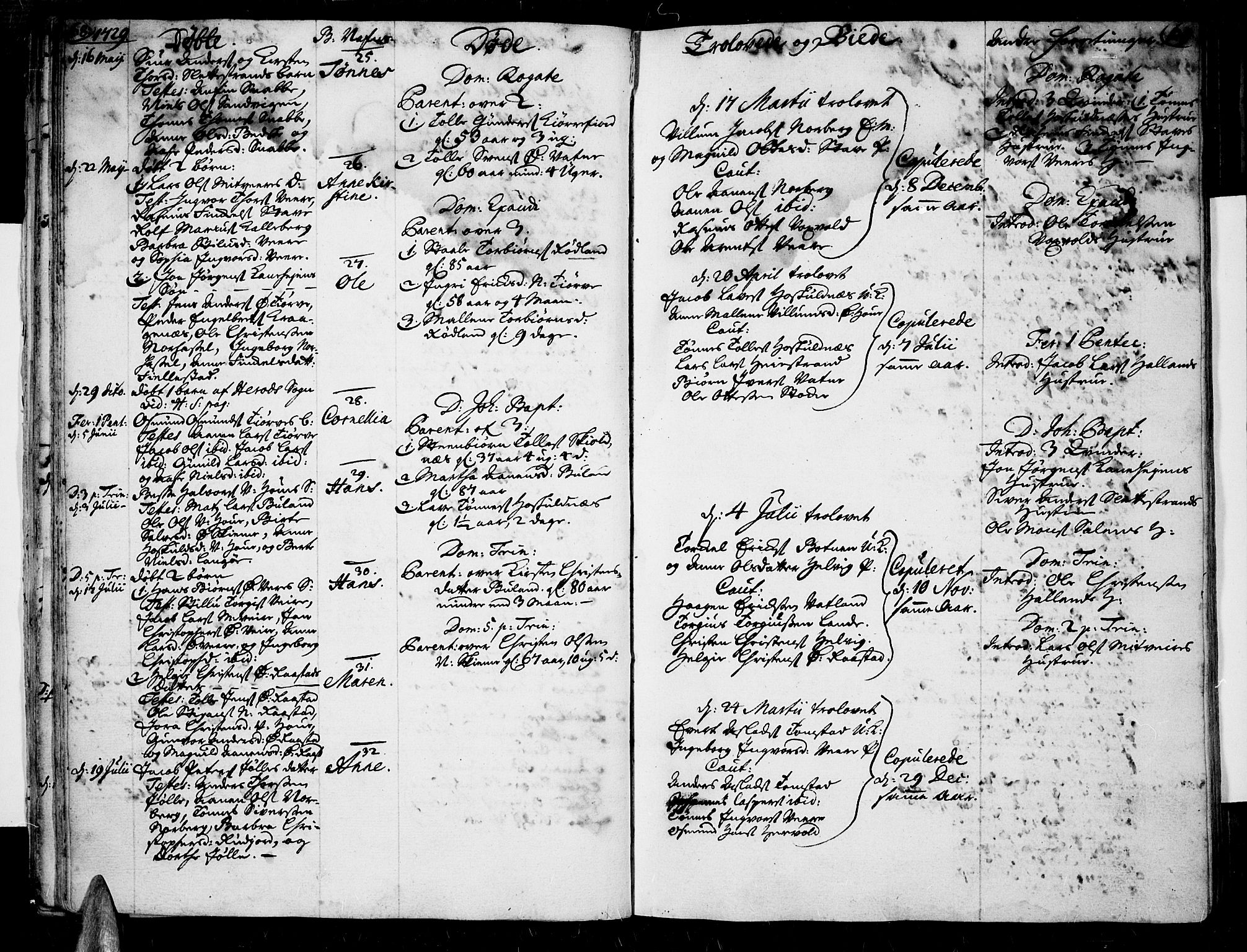 Lista sokneprestkontor, AV/SAK-1111-0027/F/Fa/L0002: Parish register (official) no. A 2 /1, 1726-1742, p. 68-69