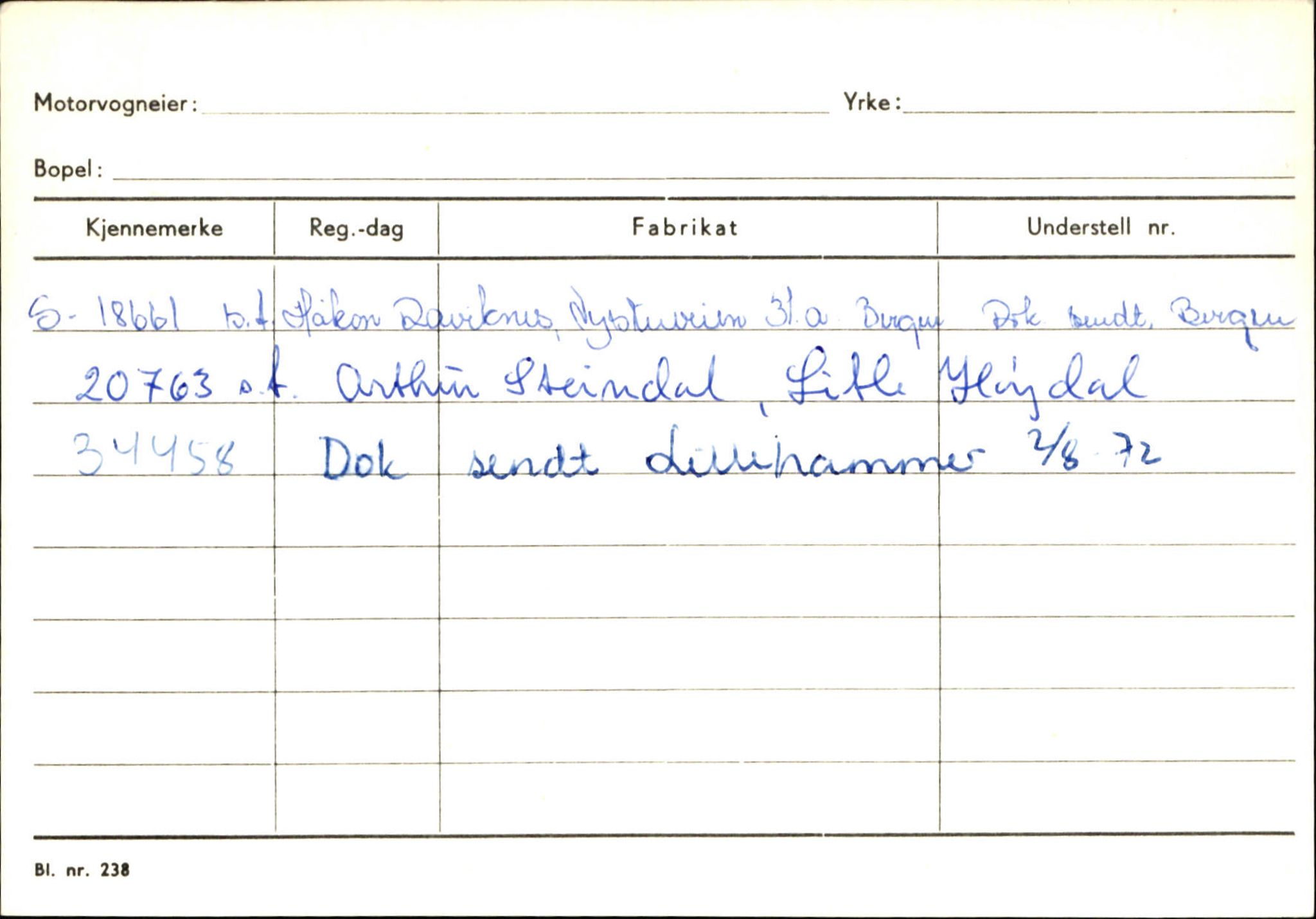 Statens vegvesen, Sogn og Fjordane vegkontor, SAB/A-5301/4/F/L0131: Eigarregister Høyanger P-Å. Stryn S-Å, 1945-1975, p. 2027