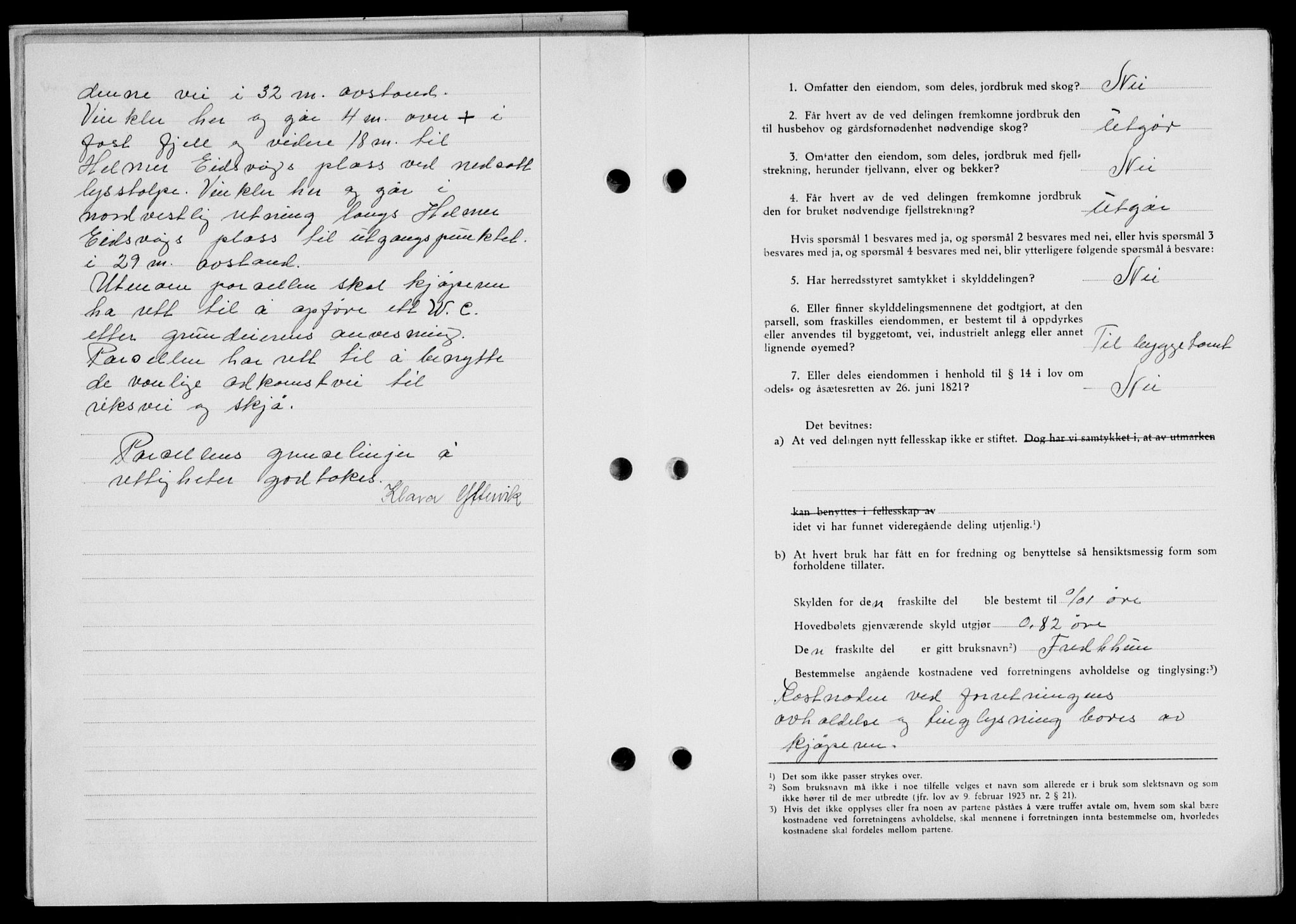 Lofoten sorenskriveri, SAT/A-0017/1/2/2C/L0019a: Mortgage book no. 19a, 1948-1948, Diary no: : 1835/1948