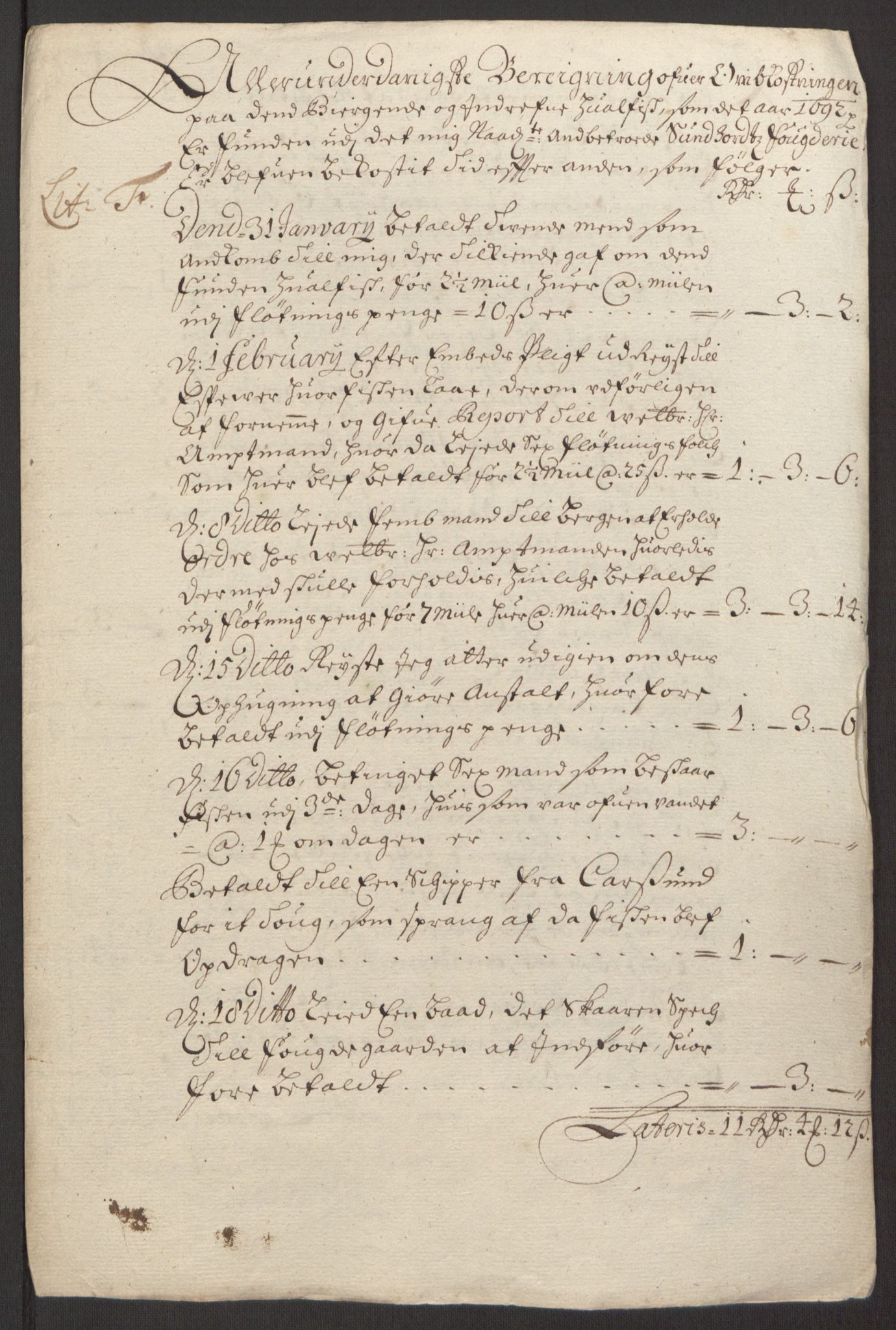 Rentekammeret inntil 1814, Reviderte regnskaper, Fogderegnskap, RA/EA-4092/R48/L2973: Fogderegnskap Sunnhordland og Hardanger, 1691-1692, p. 431