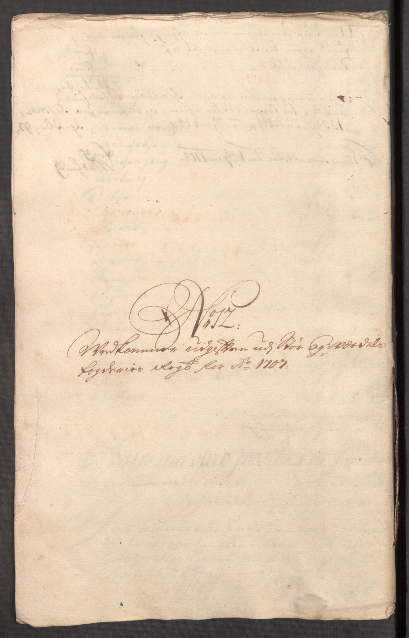 Rentekammeret inntil 1814, Reviderte regnskaper, Fogderegnskap, AV/RA-EA-4092/R62/L4197: Fogderegnskap Stjørdal og Verdal, 1707, p. 273