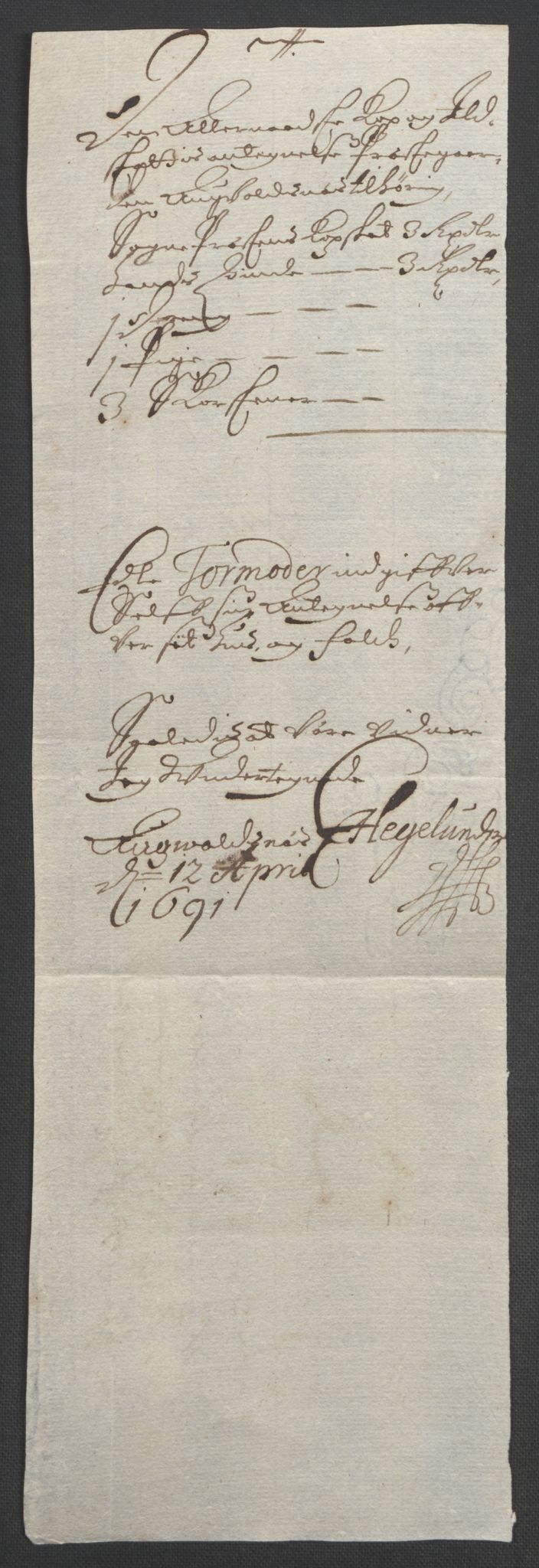 Rentekammeret inntil 1814, Reviderte regnskaper, Fogderegnskap, AV/RA-EA-4092/R47/L2856: Fogderegnskap Ryfylke, 1689-1693, p. 375