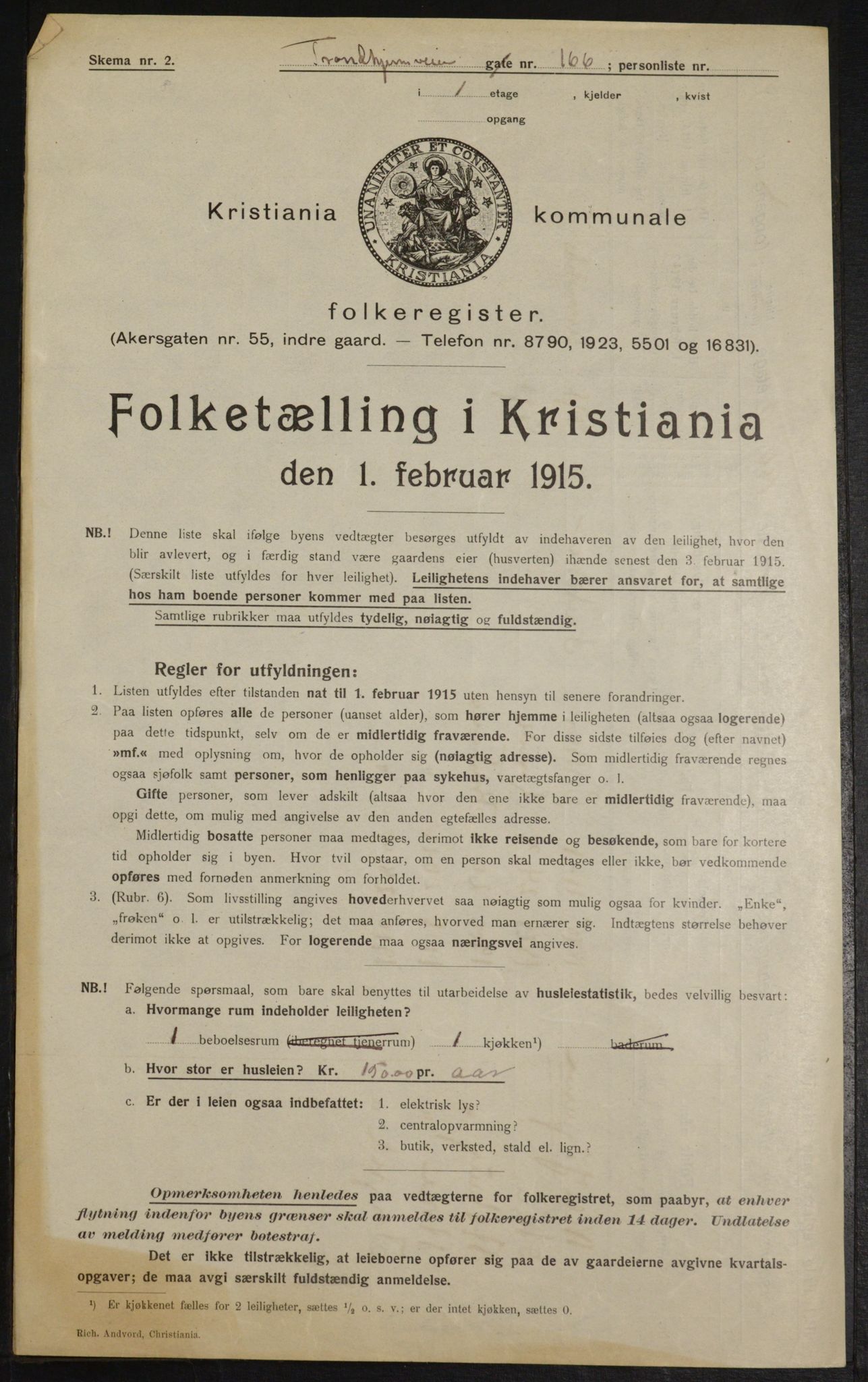 OBA, Municipal Census 1915 for Kristiania, 1915, p. 117530