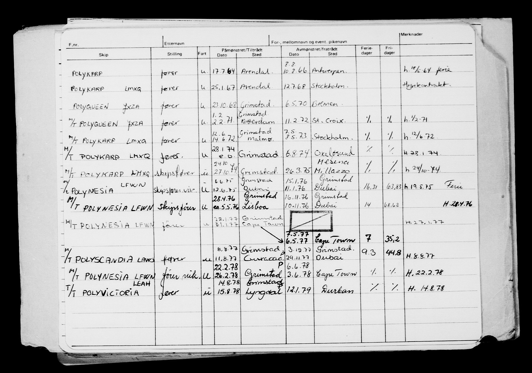 Direktoratet for sjømenn, AV/RA-S-3545/G/Gb/L0137: Hovedkort, 1916, p. 520