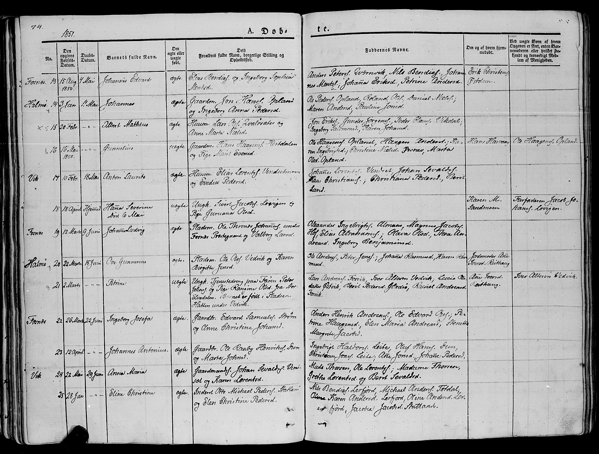 Ministerialprotokoller, klokkerbøker og fødselsregistre - Nord-Trøndelag, SAT/A-1458/773/L0614: Parish register (official) no. 773A05, 1831-1856, p. 74
