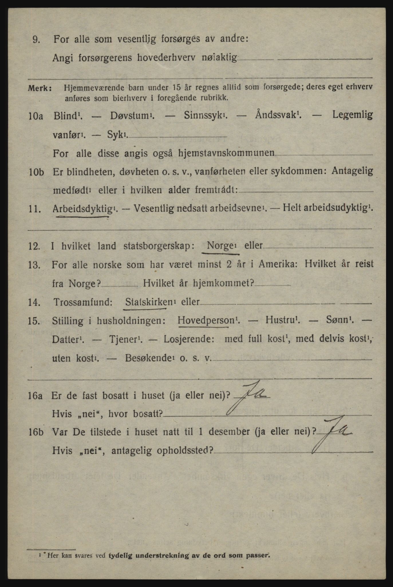 SAO, 1920 census for Skjeberg, 1920, p. 4604