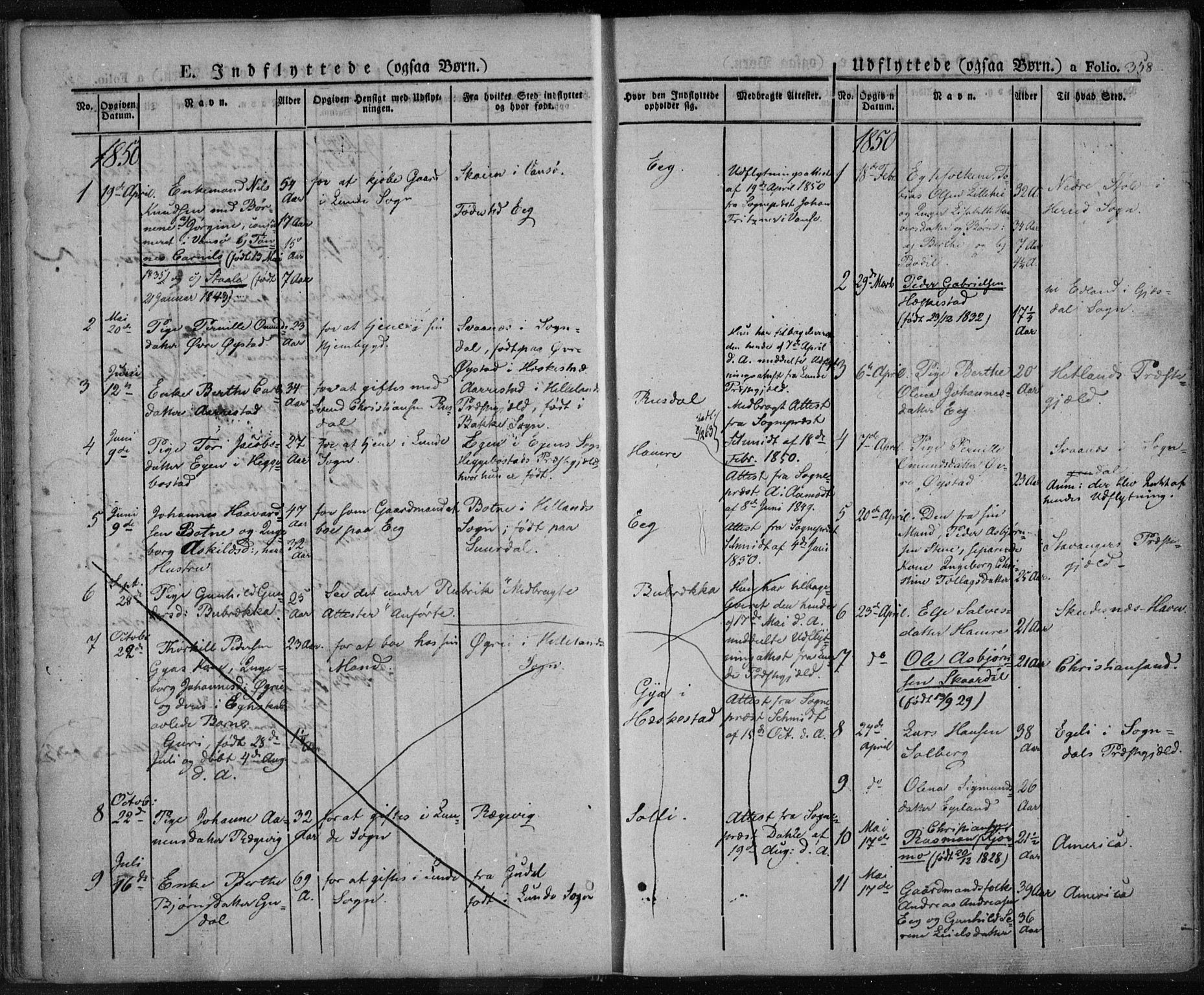 Lund sokneprestkontor, SAST/A-101809/S06/L0008: Parish register (official) no. A 7.2, 1833-1854, p. 358