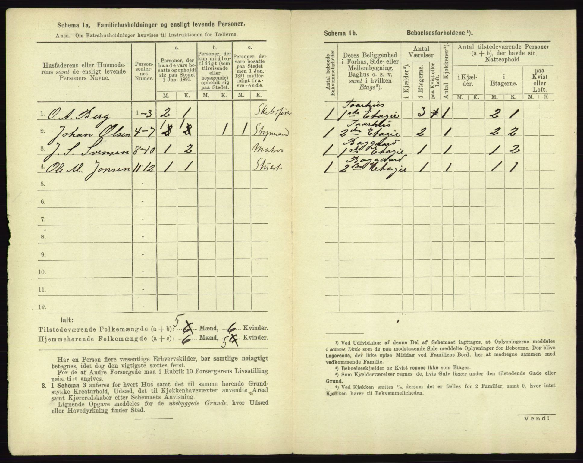 RA, 1891 census for 0103 Fredrikstad, 1891, p. 485