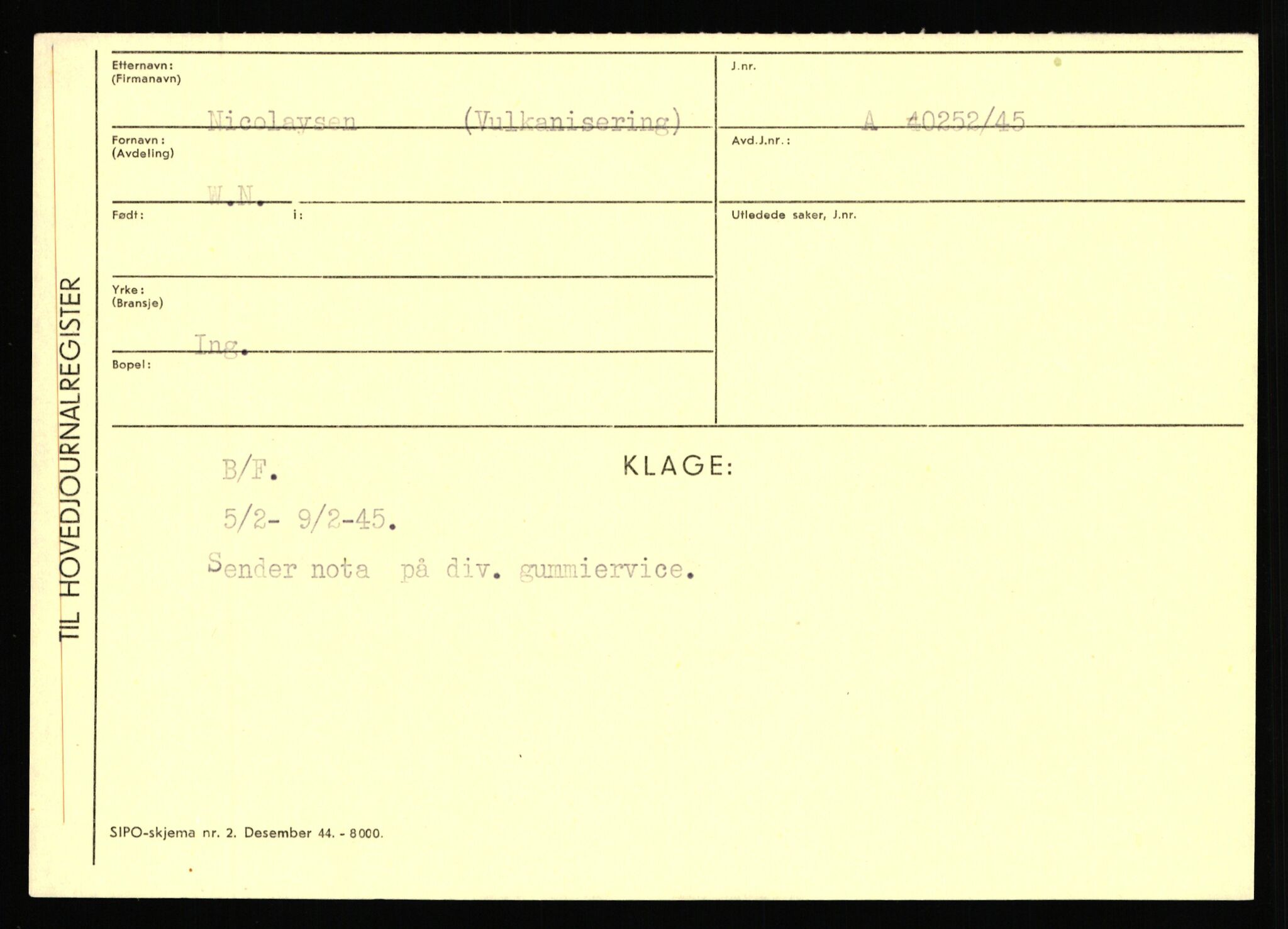 Statspolitiet - Hovedkontoret / Osloavdelingen, AV/RA-S-1329/C/Ca/L0011: Molberg - Nøstvold, 1943-1945, p. 2305