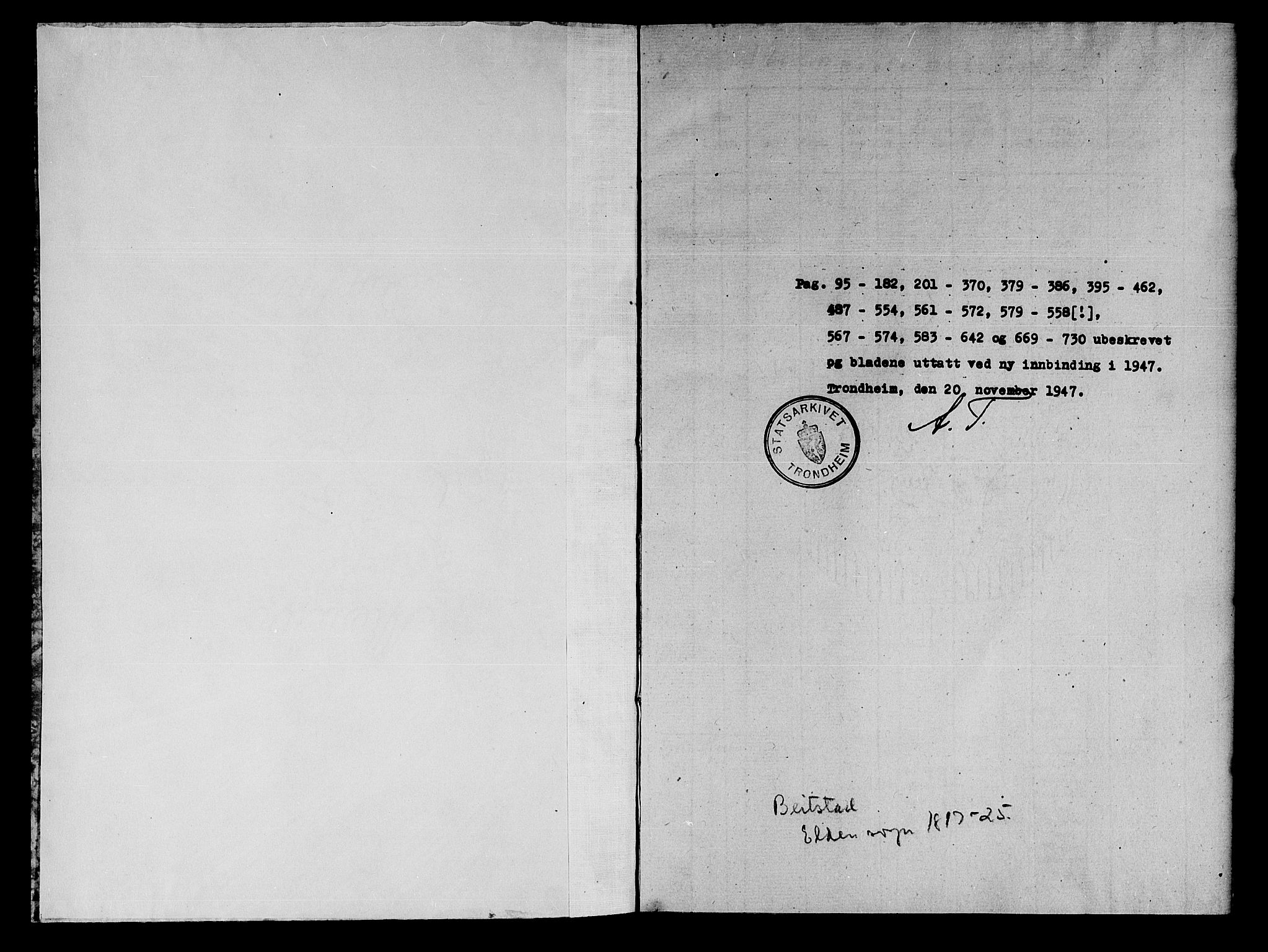 Ministerialprotokoller, klokkerbøker og fødselsregistre - Nord-Trøndelag, SAT/A-1458/742/L0411: Parish register (copy) no. 742C02, 1817-1825