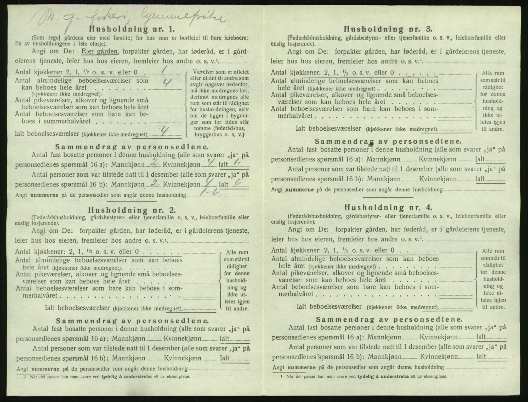 SAK, 1920 census for Halse og Harkmark, 1920, p. 1478