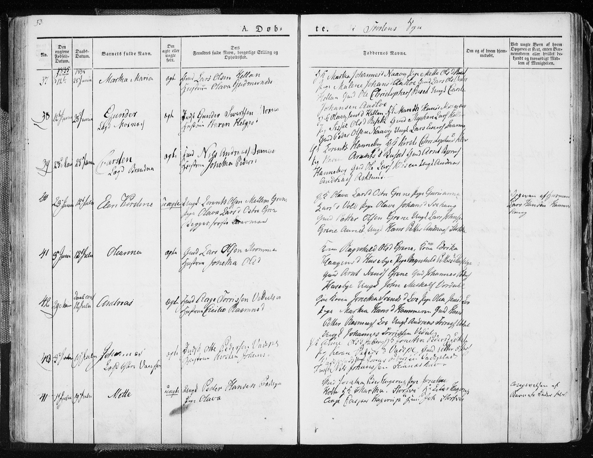 Ministerialprotokoller, klokkerbøker og fødselsregistre - Nord-Trøndelag, SAT/A-1458/713/L0114: Parish register (official) no. 713A05, 1827-1839, p. 53