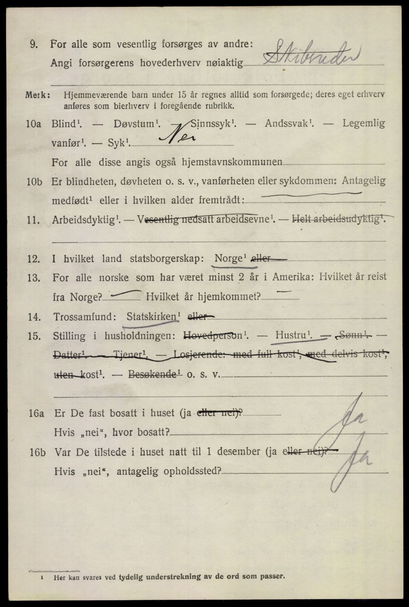 SAKO, 1920 census for Sem, 1920, p. 14386