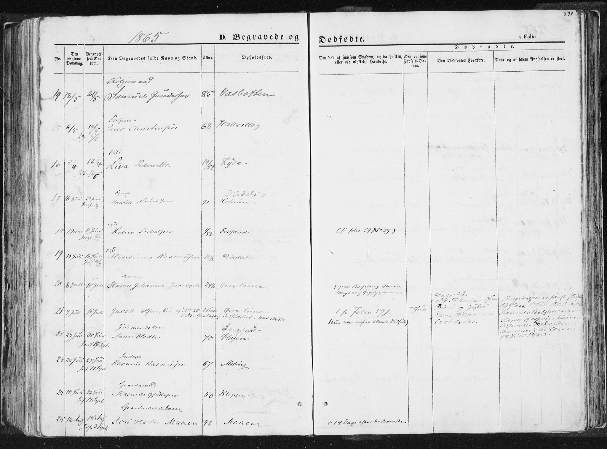 Høgsfjord sokneprestkontor, AV/SAST-A-101624/H/Ha/Haa/L0001: Parish register (official) no. A 1, 1854-1875, p. 290