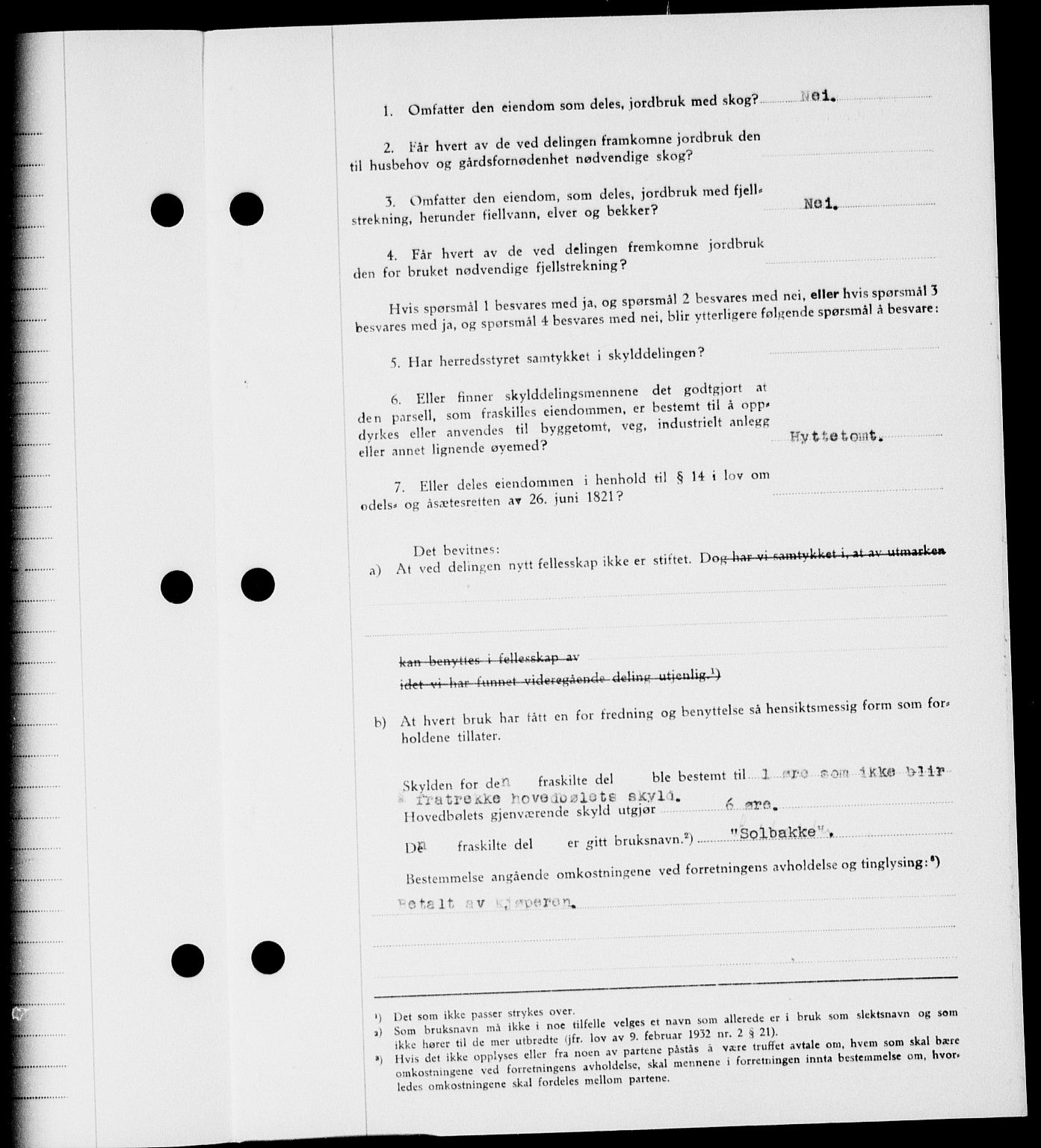 Onsøy sorenskriveri, SAO/A-10474/G/Ga/Gab/L0021: Mortgage book no. II A-21, 1947-1947, Diary no: : 2246/1947
