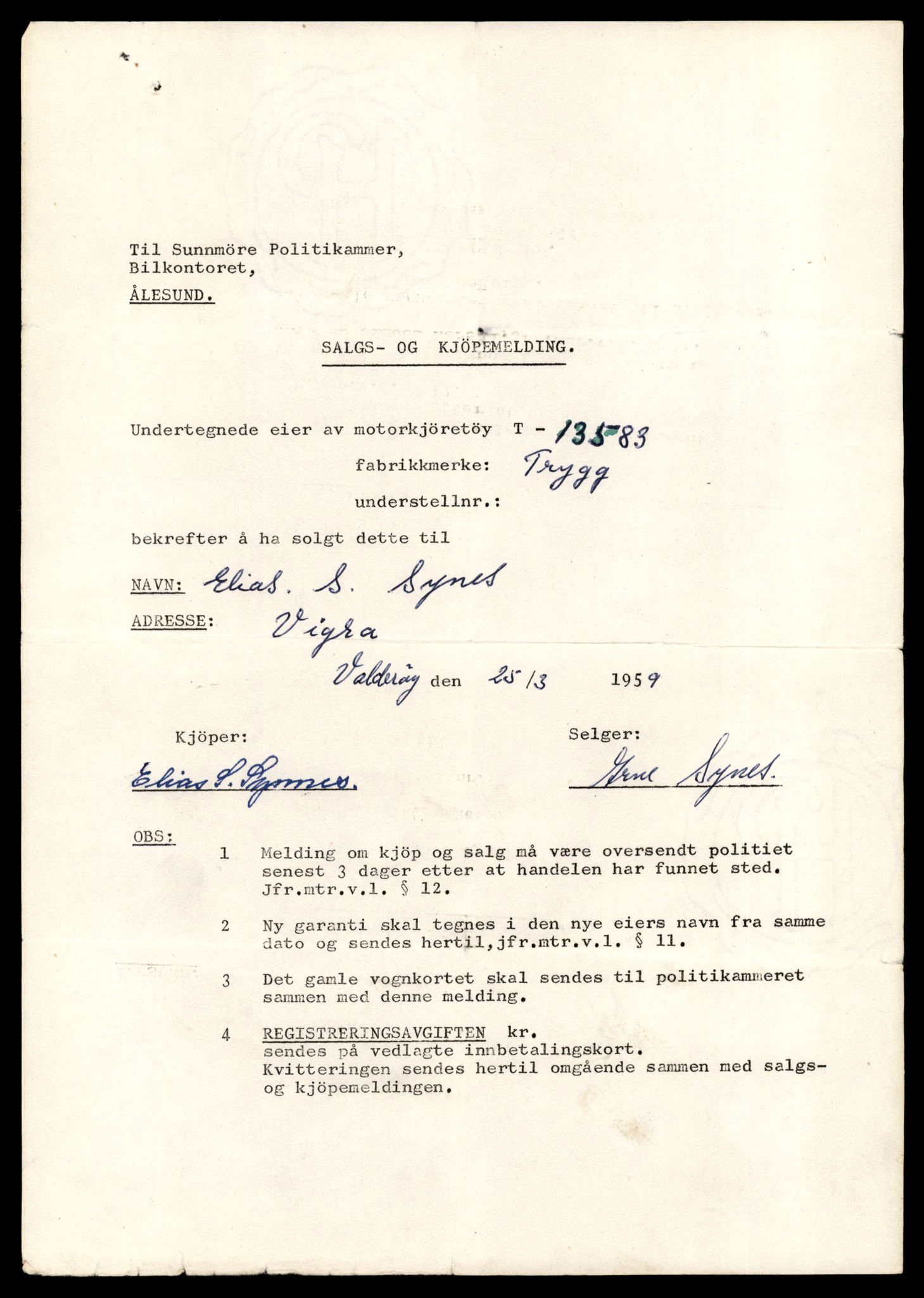 Møre og Romsdal vegkontor - Ålesund trafikkstasjon, AV/SAT-A-4099/F/Fe/L0040: Registreringskort for kjøretøy T 13531 - T 13709, 1927-1998, p. 937