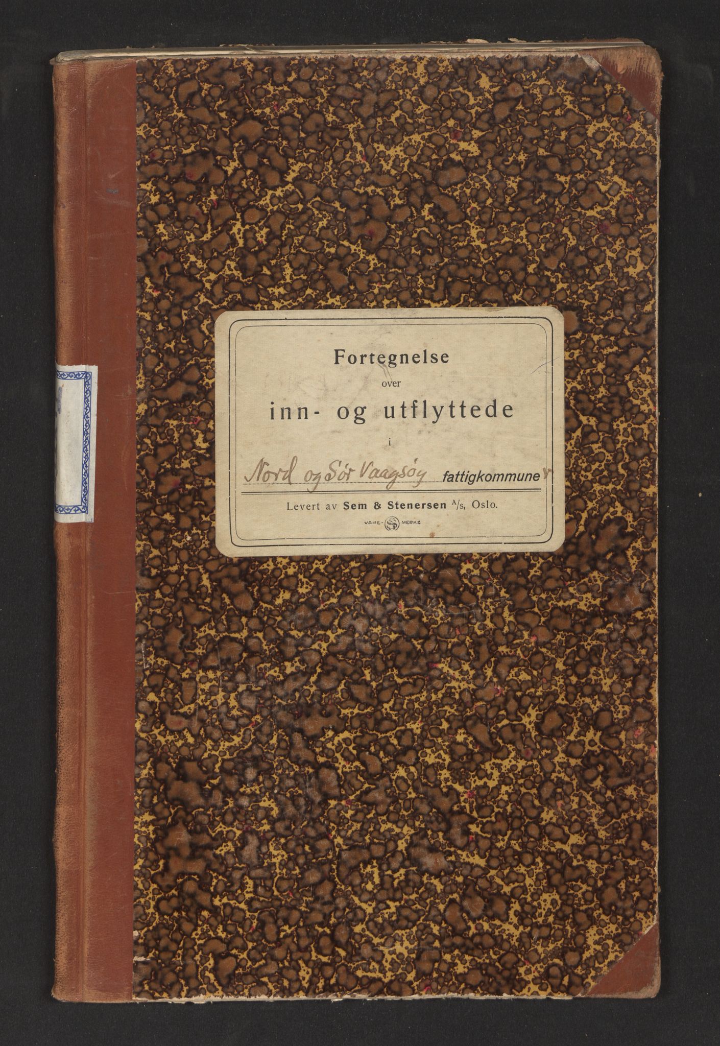 Lensmannen i Vågsøy, SAB/A-30401/0020/L0001: Protokoll over inn- og utflytte, 1930-1943