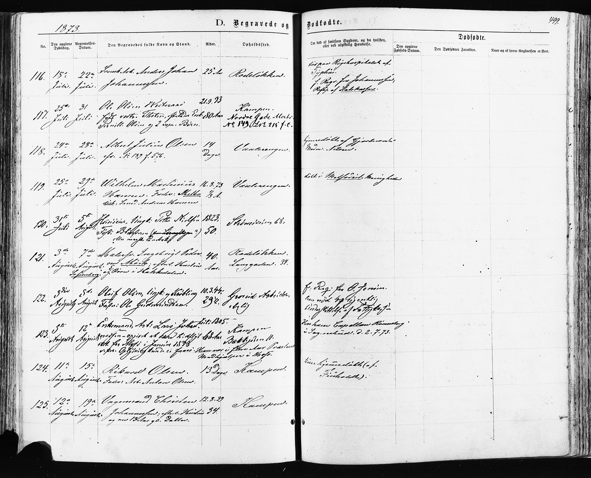 Østre Aker prestekontor Kirkebøker, AV/SAO-A-10840/F/Fa/L0003: Parish register (official) no. I 3, 1869-1875, p. 499