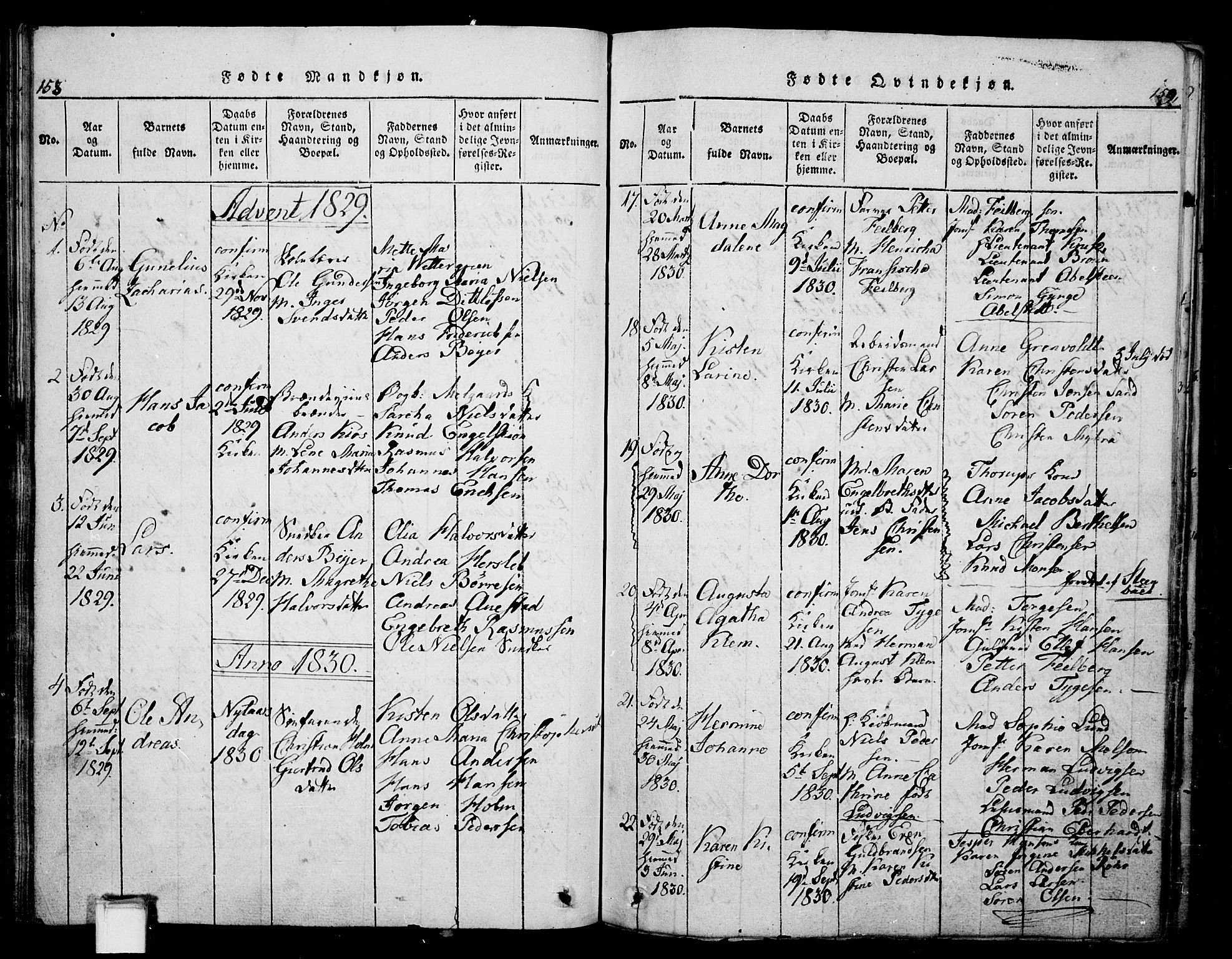 Skien kirkebøker, SAKO/A-302/G/Ga/L0002: Parish register (copy) no. 2, 1814-1842, p. 158-159