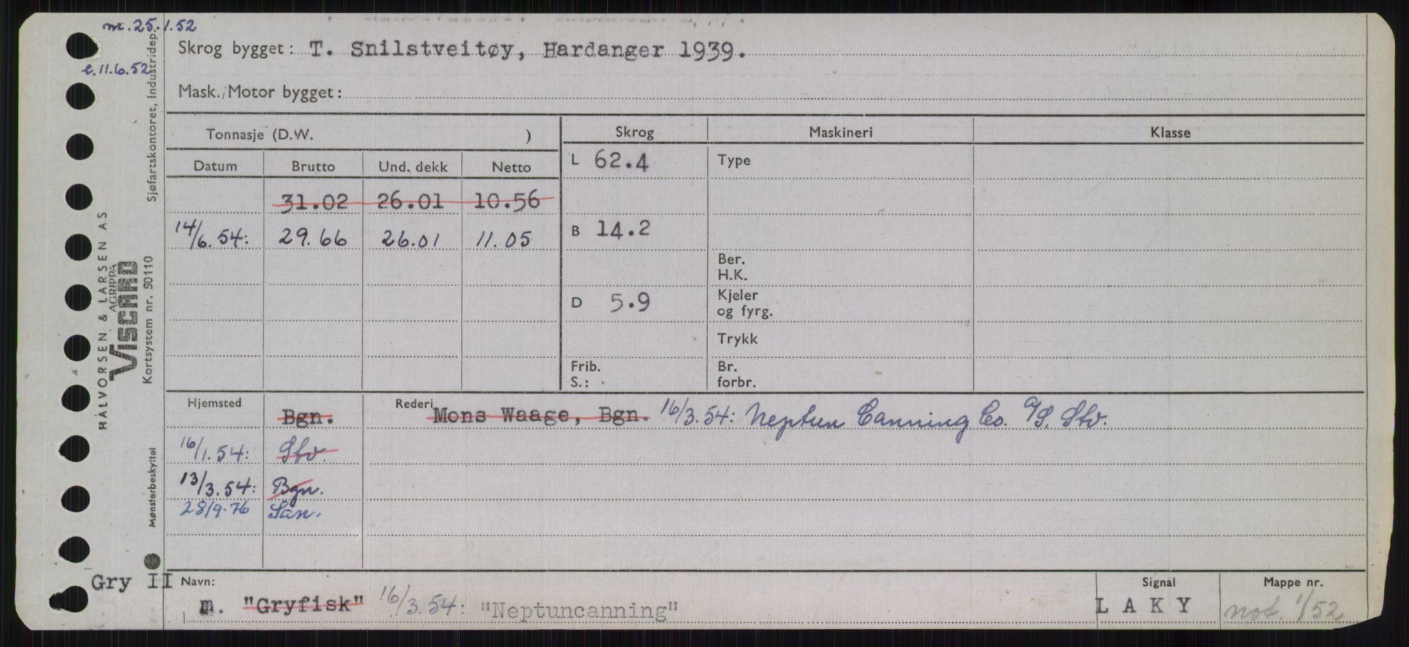 Sjøfartsdirektoratet med forløpere, Skipsmålingen, RA/S-1627/H/Ha/L0004/0001: Fartøy, Mas-R / Fartøy, Mas-Odd, p. 465