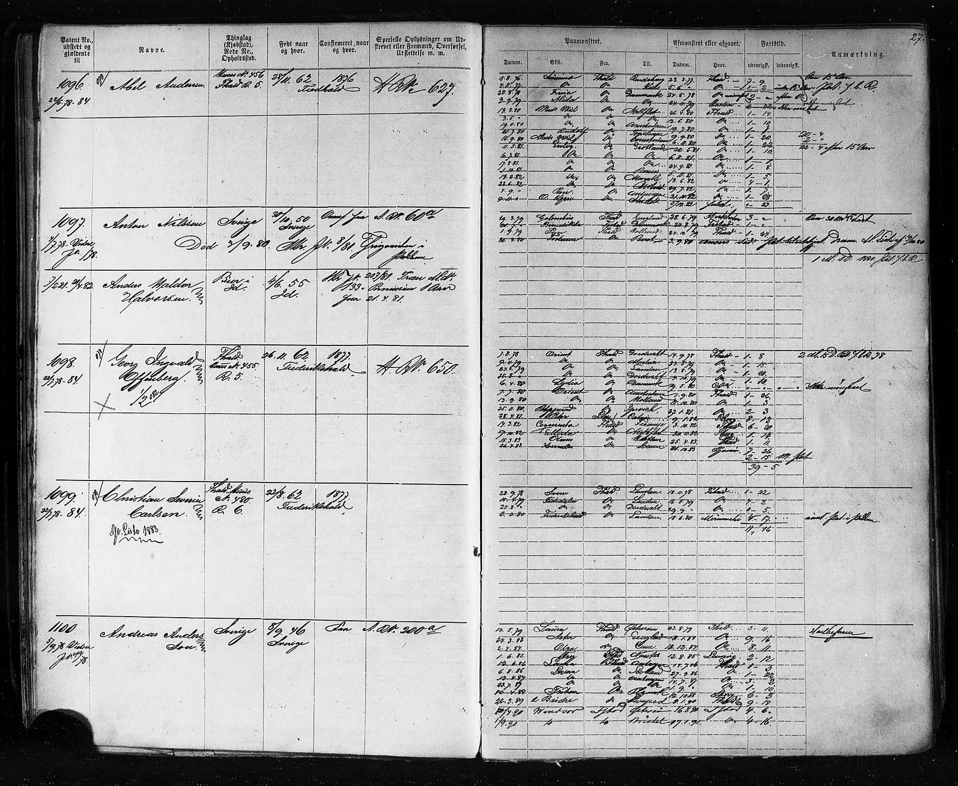 Halden mønstringskontor, AV/SAO-A-10569a/F/Fc/Fca/L0005: Annotasjonsrulle, 1875-1910, p. 30