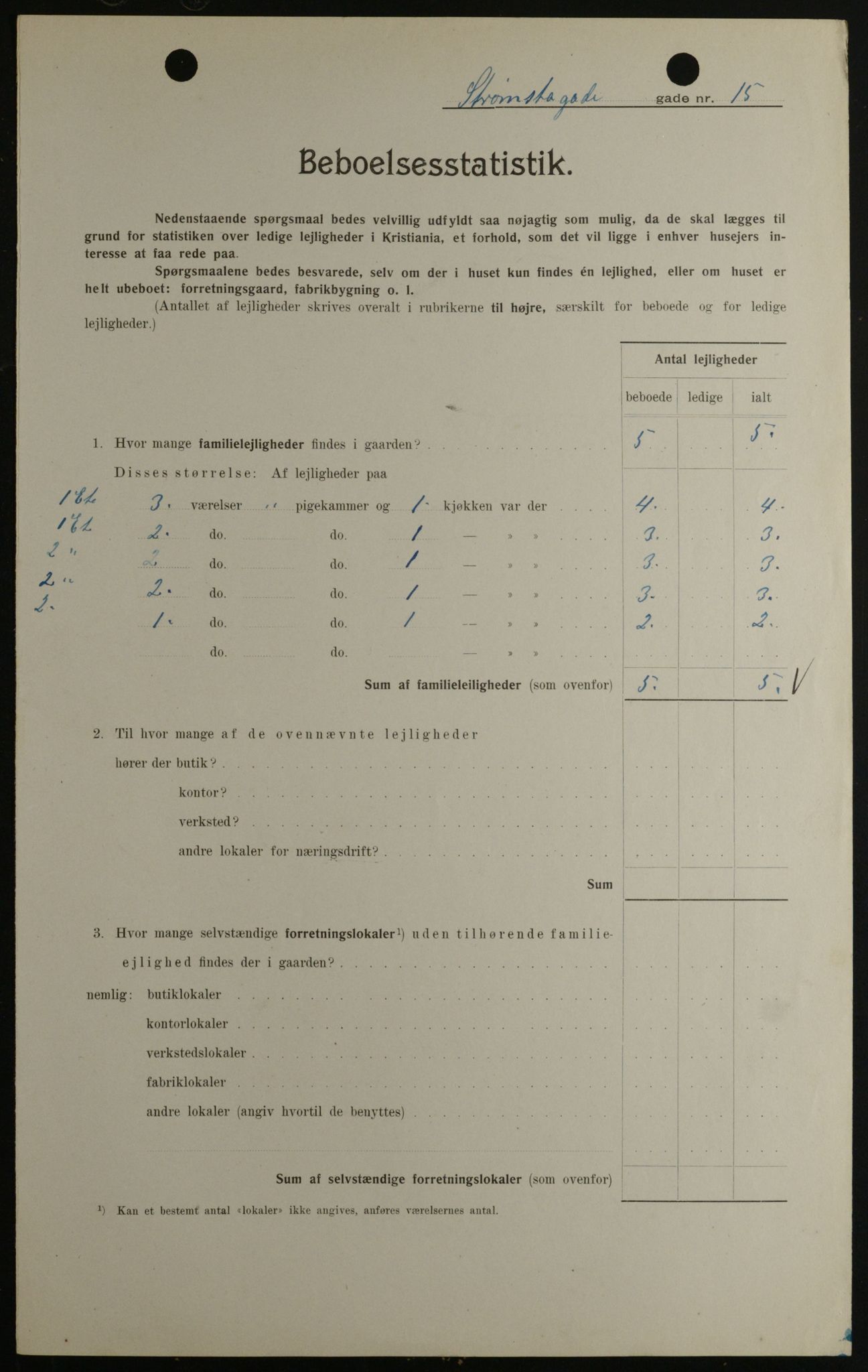 OBA, Municipal Census 1908 for Kristiania, 1908, p. 93472