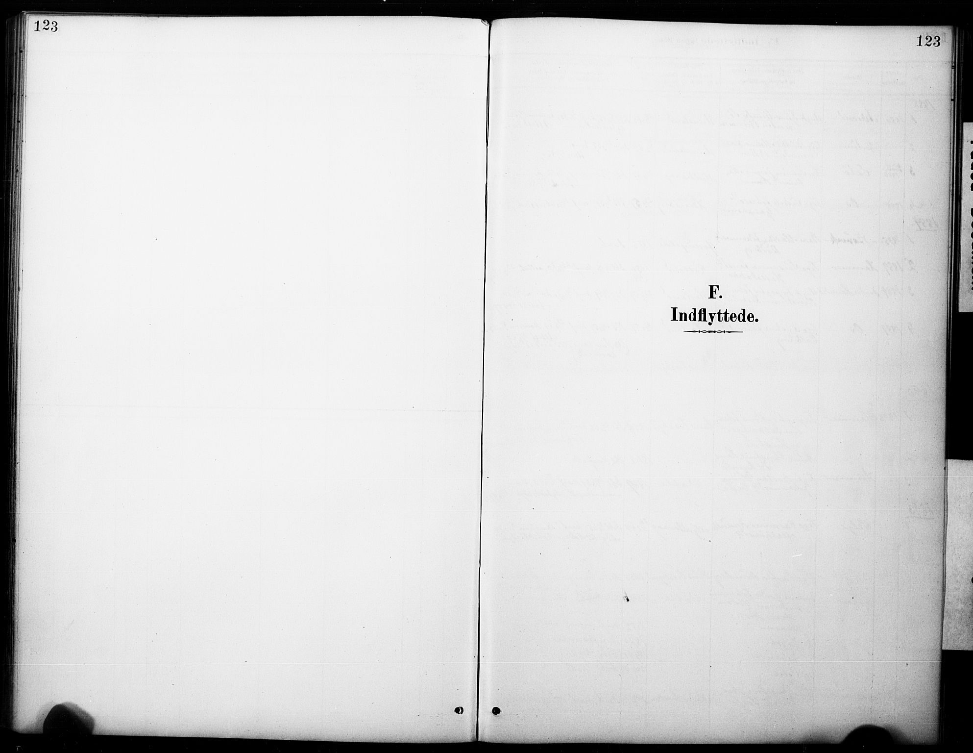 Haus sokneprestembete, SAB/A-75601/H/Haa: Parish register (official) no. B 1, 1887-1898, p. 123