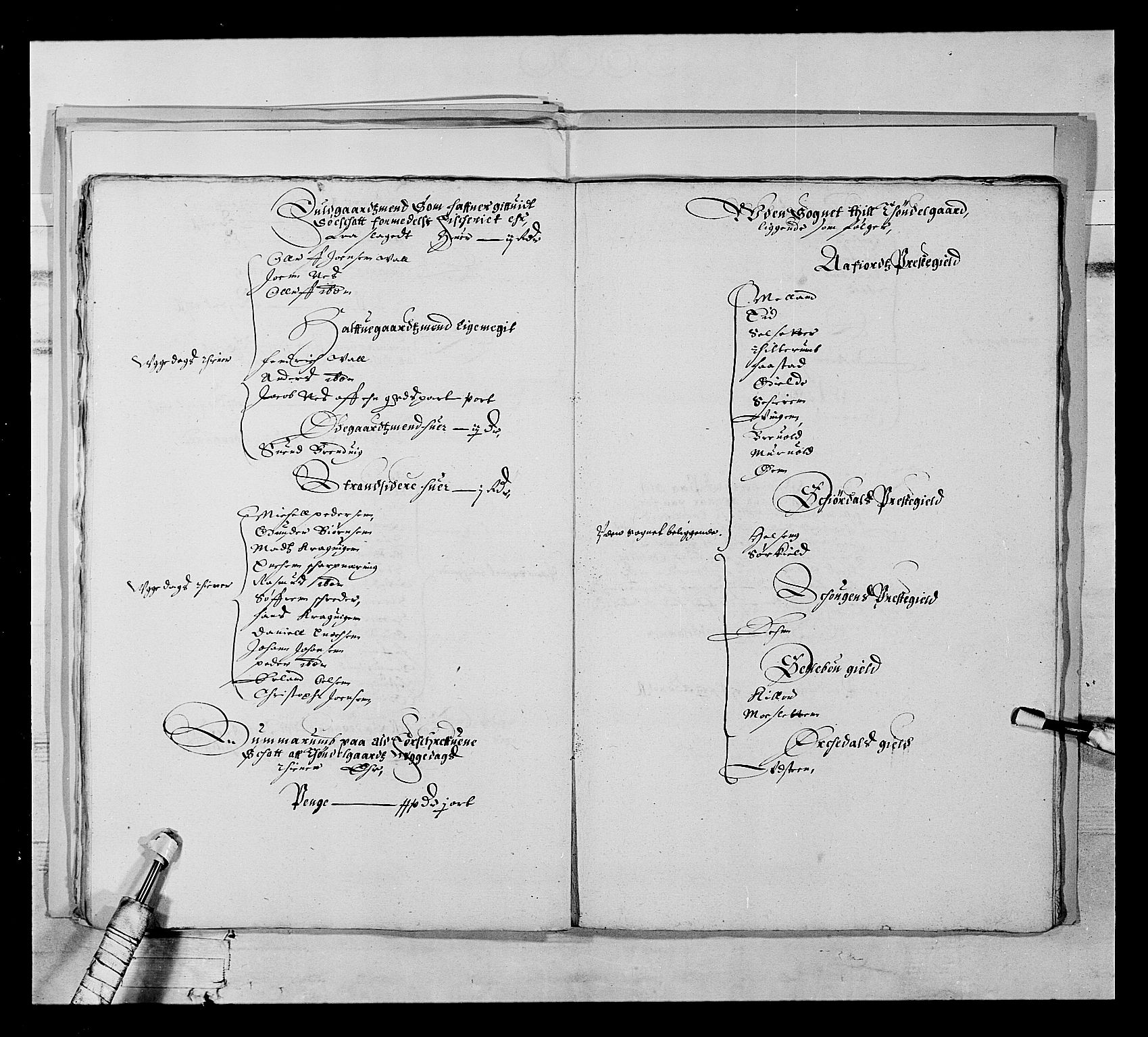 Stattholderembetet 1572-1771, RA/EA-2870/Ek/L0020/0003: Jordebøker 1633-1658: / Jordebok over adelsgods i Trondheim len, 1647, p. 11