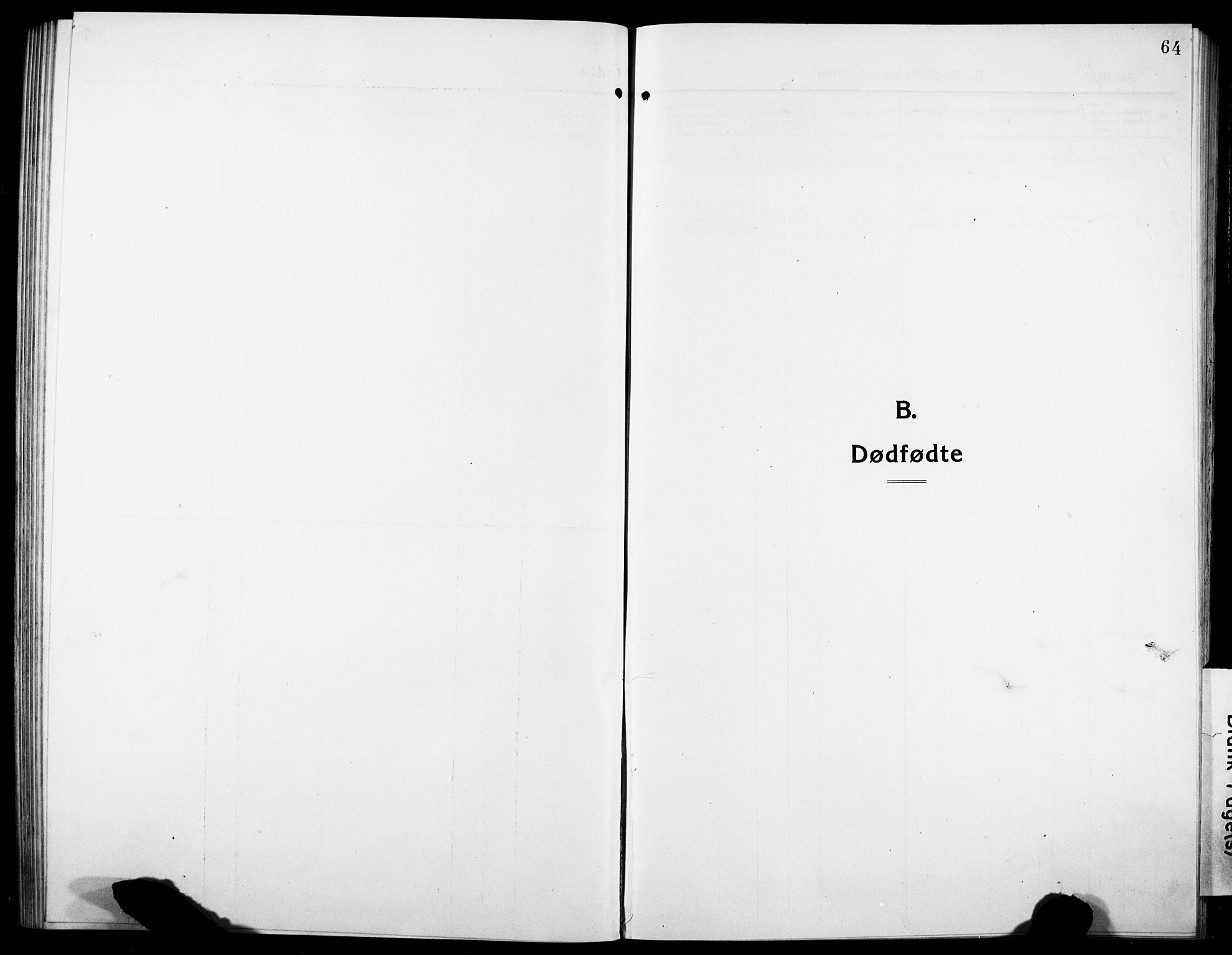 Ministerialprotokoller, klokkerbøker og fødselsregistre - Sør-Trøndelag, SAT/A-1456/634/L0543: Parish register (copy) no. 634C05, 1917-1928, p. 64