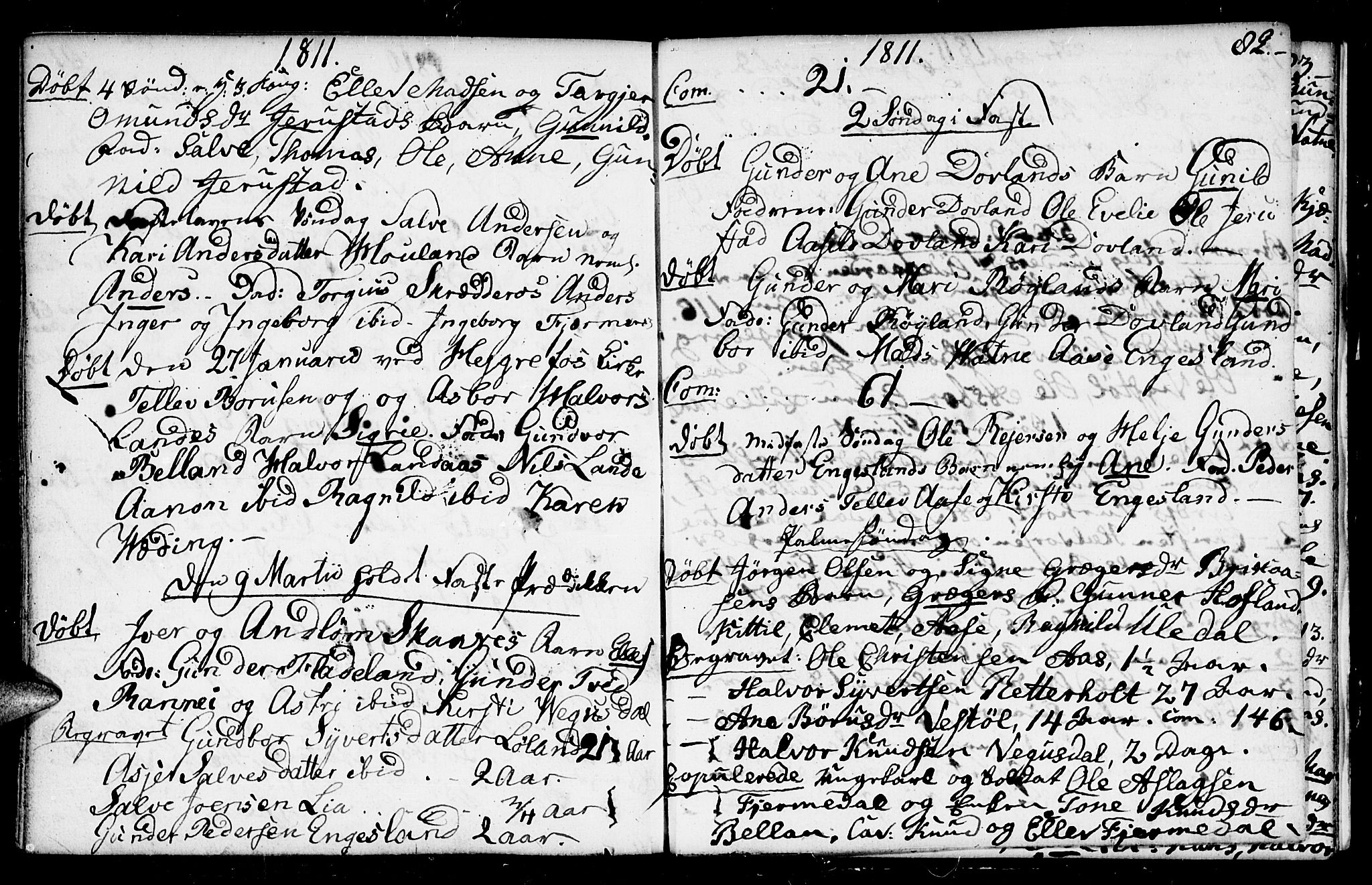 Herefoss sokneprestkontor, AV/SAK-1111-0019/F/Fa/Fab/L0002: Parish register (official) no. A 2, 1780-1816, p. 82