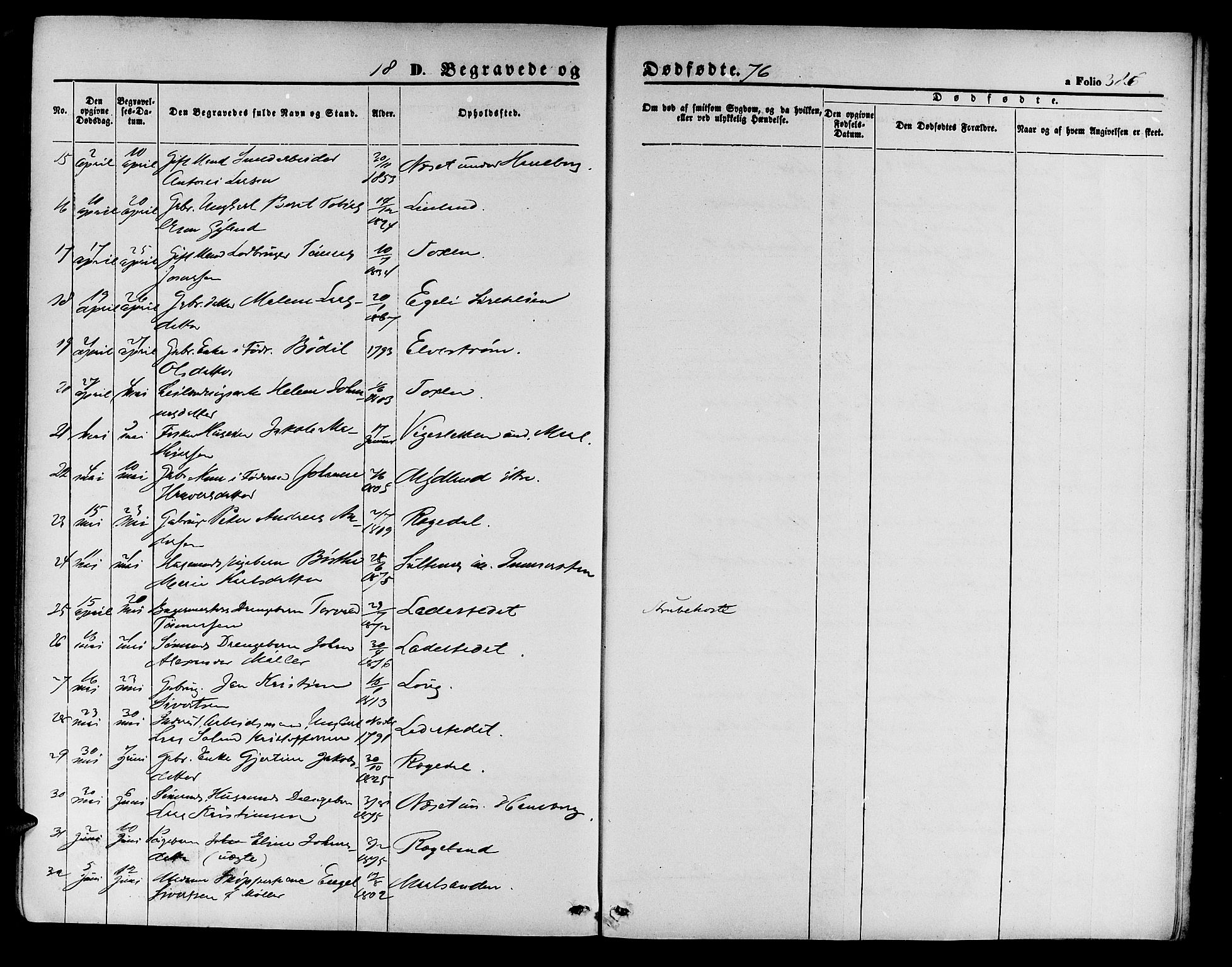 Sokndal sokneprestkontor, SAST/A-101808: Parish register (copy) no. B 3, 1865-1879, p. 386