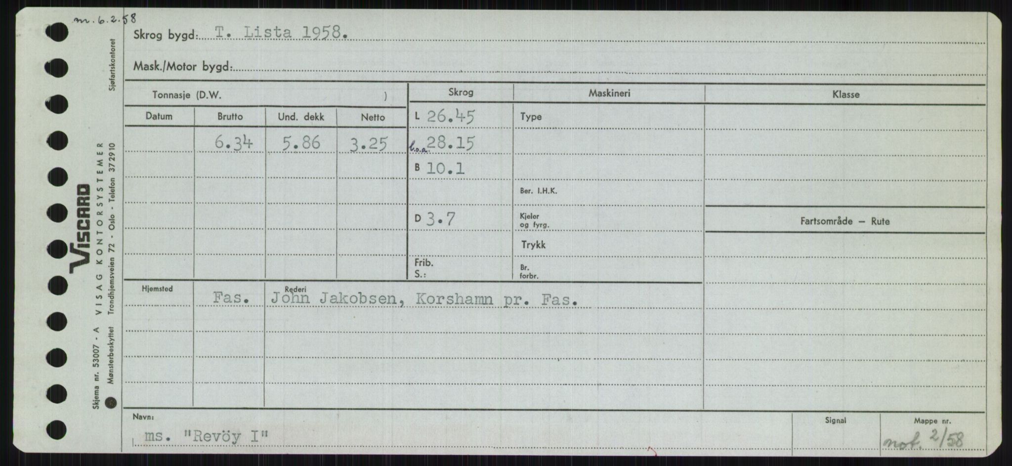 Sjøfartsdirektoratet med forløpere, Skipsmålingen, AV/RA-S-1627/H/Ha/L0004/0002: Fartøy, Mas-R / Fartøy, Odin-R, p. 665