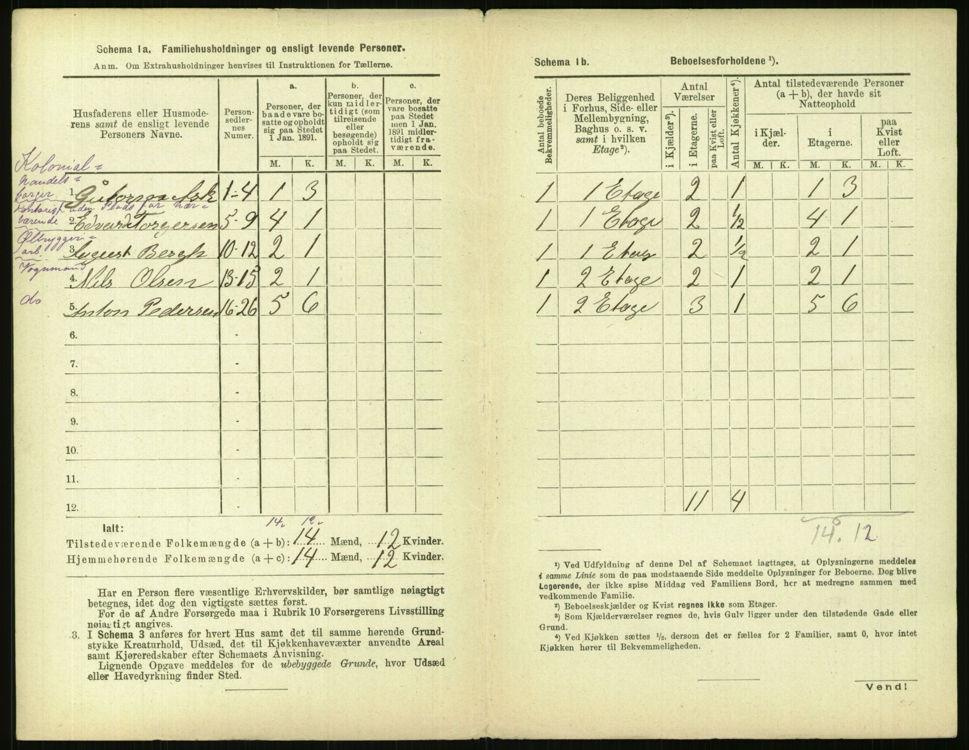 RA, 1891 census for 0301 Kristiania, 1891, p. 119731