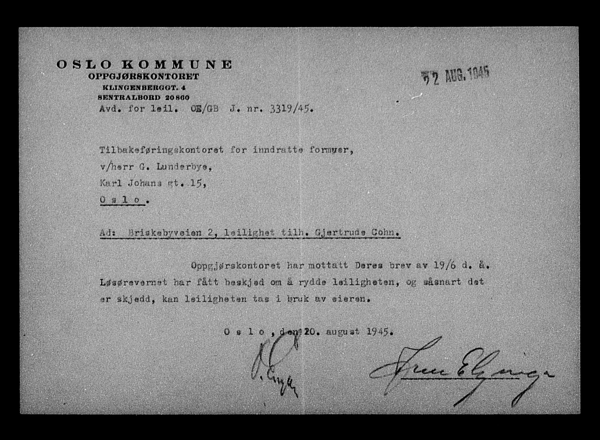 Justisdepartementet, Tilbakeføringskontoret for inndratte formuer, AV/RA-S-1564/H/Hc/Hcc/L0928: --, 1945-1947, p. 536