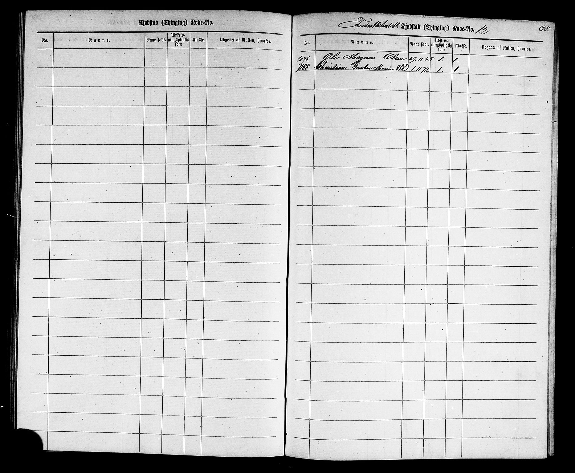 Halden mønstringskontor, AV/SAO-A-10569a/F/Fc/Fcc/L0001: Utskrivningsregisterrulle, 1880, p. 96