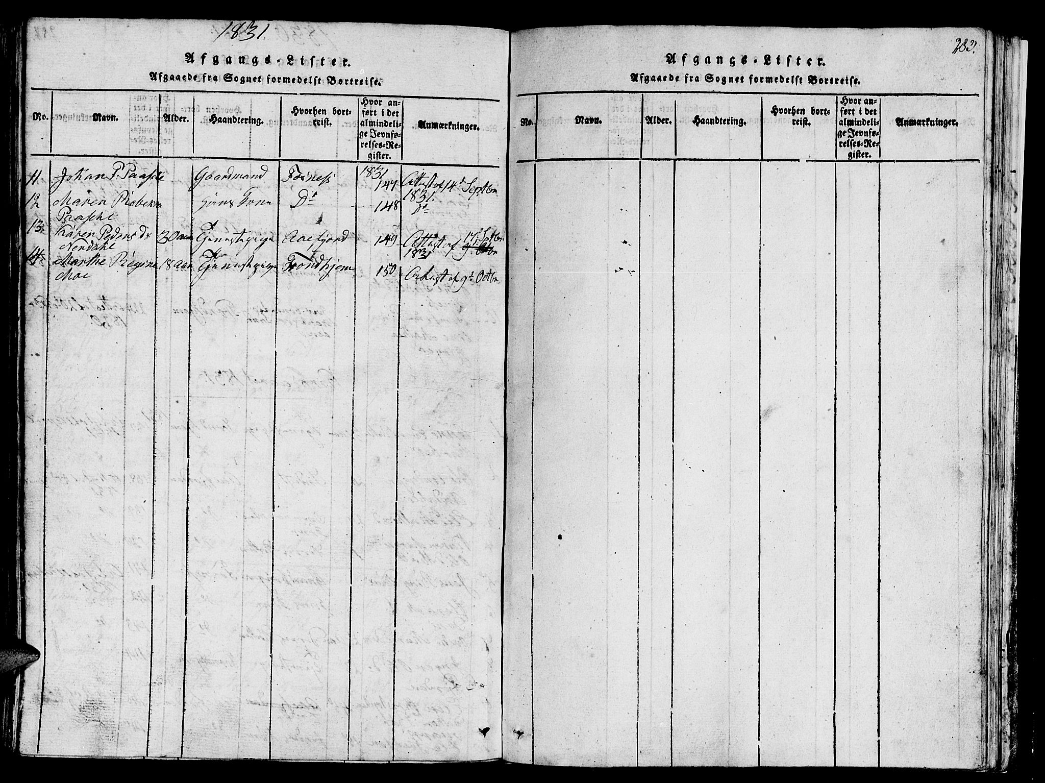 Ministerialprotokoller, klokkerbøker og fødselsregistre - Sør-Trøndelag, SAT/A-1456/657/L0714: Parish register (copy) no. 657C01, 1818-1868, p. 283