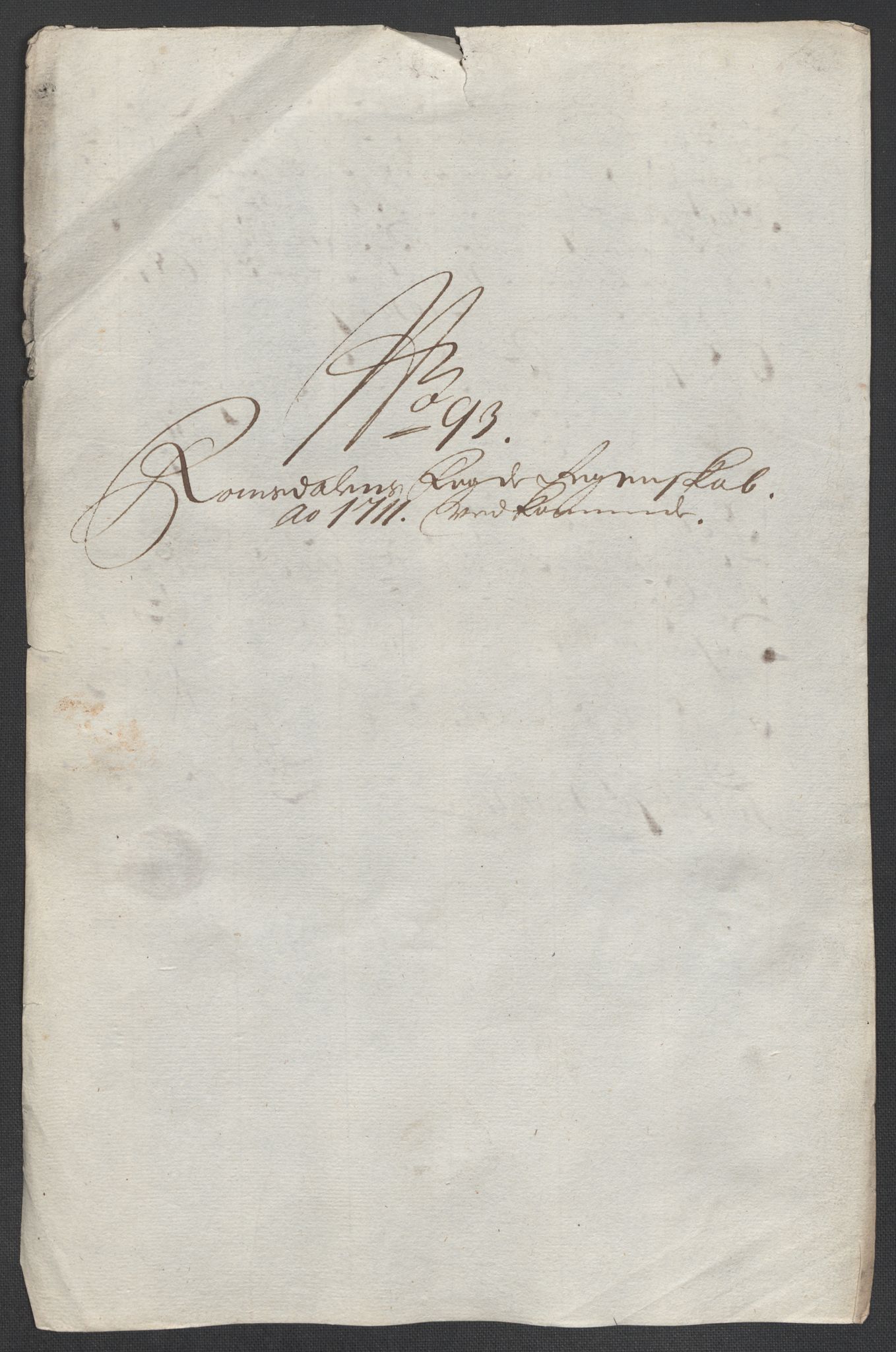 Rentekammeret inntil 1814, Reviderte regnskaper, Fogderegnskap, RA/EA-4092/R55/L3660: Fogderegnskap Romsdal, 1711, p. 438