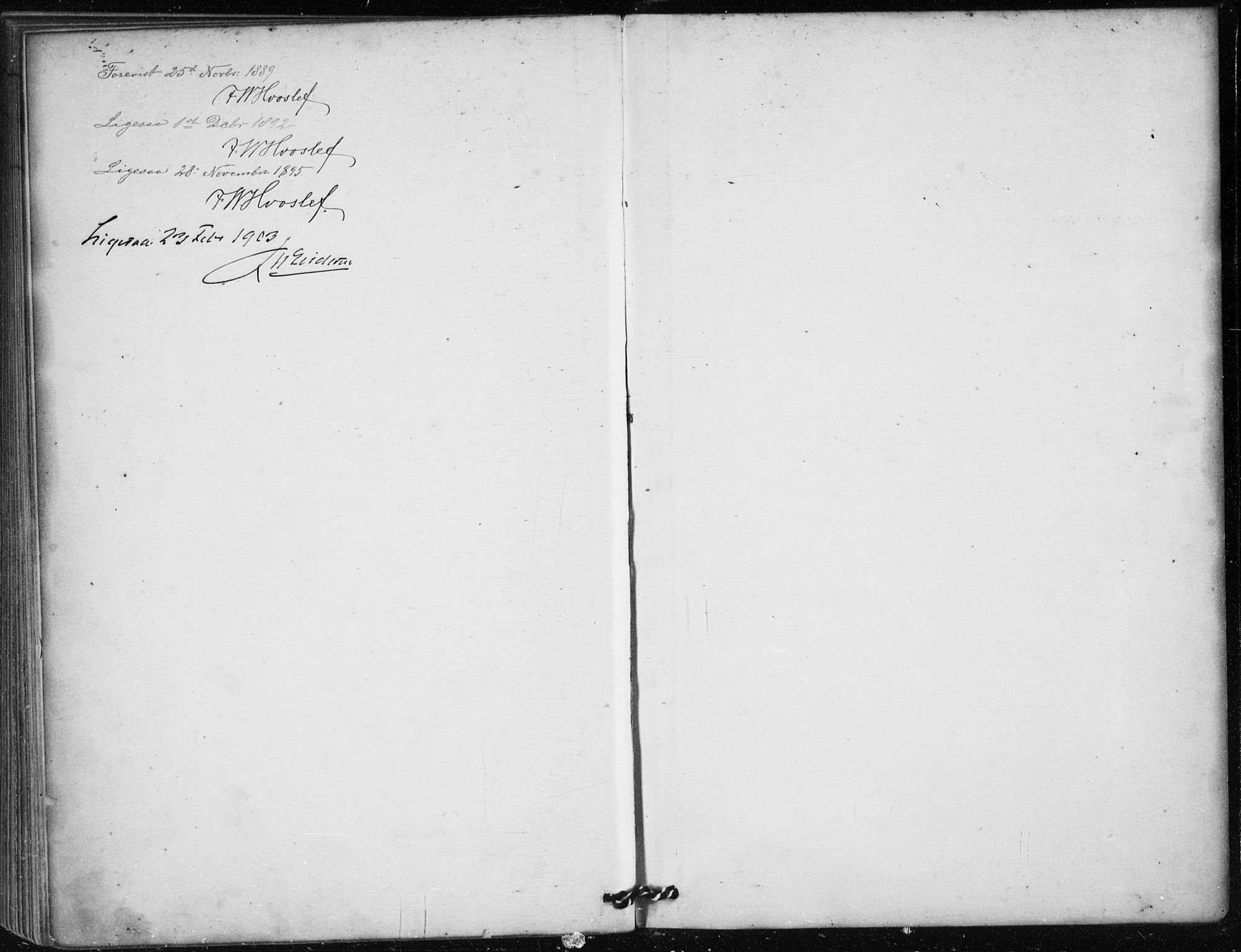 Mariakirken Sokneprestembete, SAB/A-76901/H/Haa/L0013: Parish register (official) no. C 1, 1889-1900
