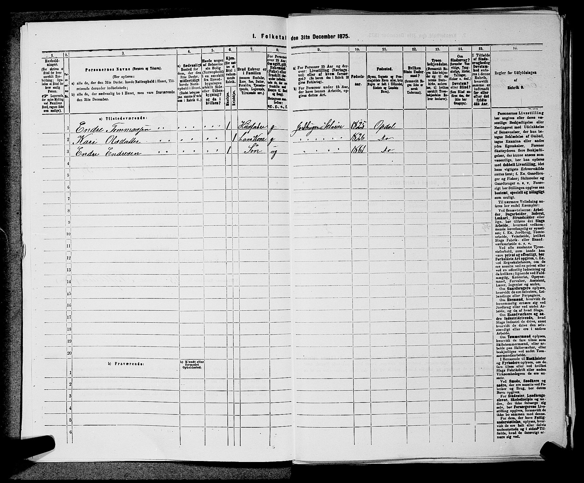 SAKO, 1875 census for 0633P Nore, 1875, p. 339