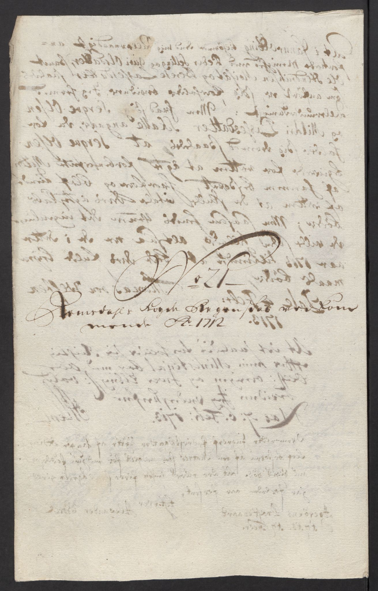 Rentekammeret inntil 1814, Reviderte regnskaper, Fogderegnskap, AV/RA-EA-4092/R55/L3661: Fogderegnskap Romsdal, 1712, p. 167