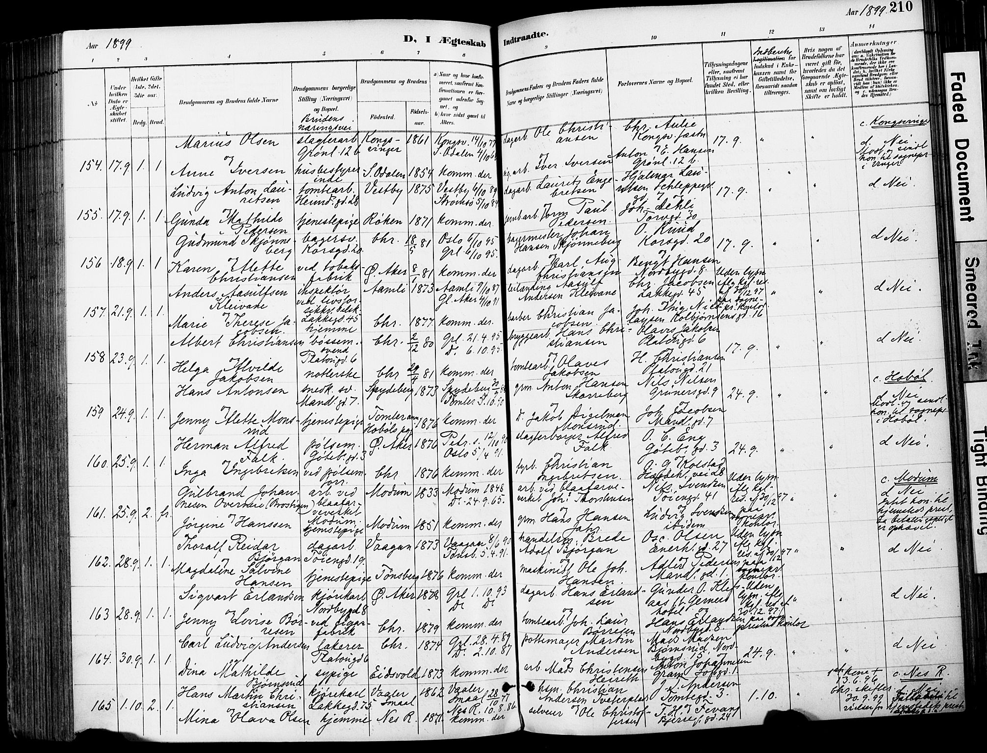 Grønland prestekontor Kirkebøker, AV/SAO-A-10848/F/Fa/L0013: Parish register (official) no. 13, 1887-1906, p. 210