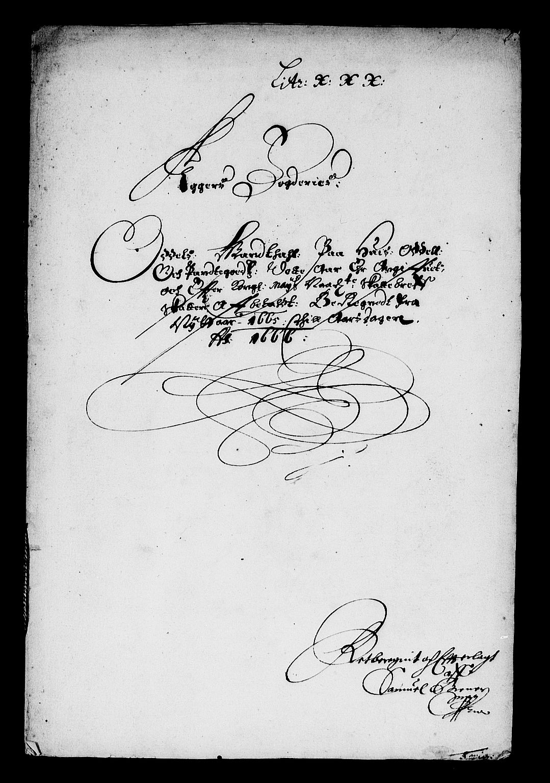 Rentekammeret inntil 1814, Reviderte regnskaper, Stiftamtstueregnskaper, Landkommissariatet på Akershus og Akershus stiftamt, AV/RA-EA-5869/R/Ra/L0032: Landkommissariatet på Akershus, 1665