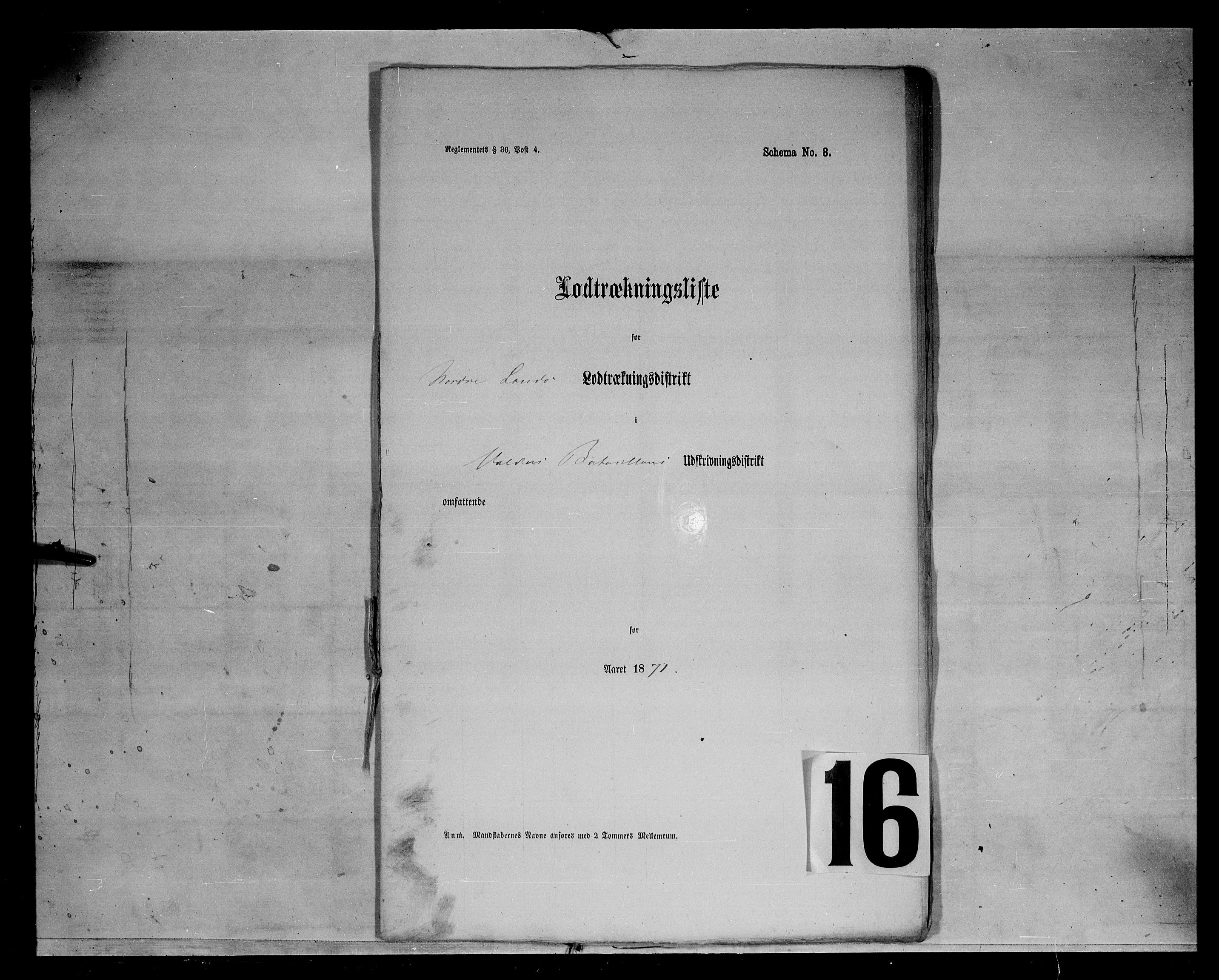 Fylkesmannen i Oppland, AV/SAH-FYO-002/1/K/Kg/L1167: Søndre og Nordre Land, Vestre Toten, 1860-1879, p. 9115